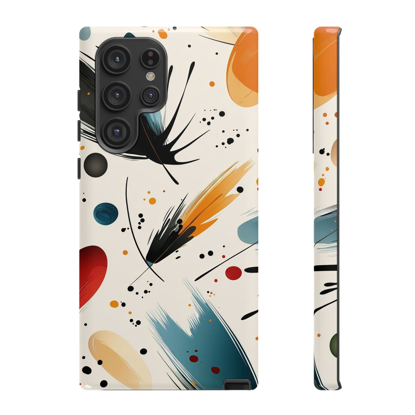 Feathered Motion Abstract Phone Case for iPhone, Samsung & Pixel