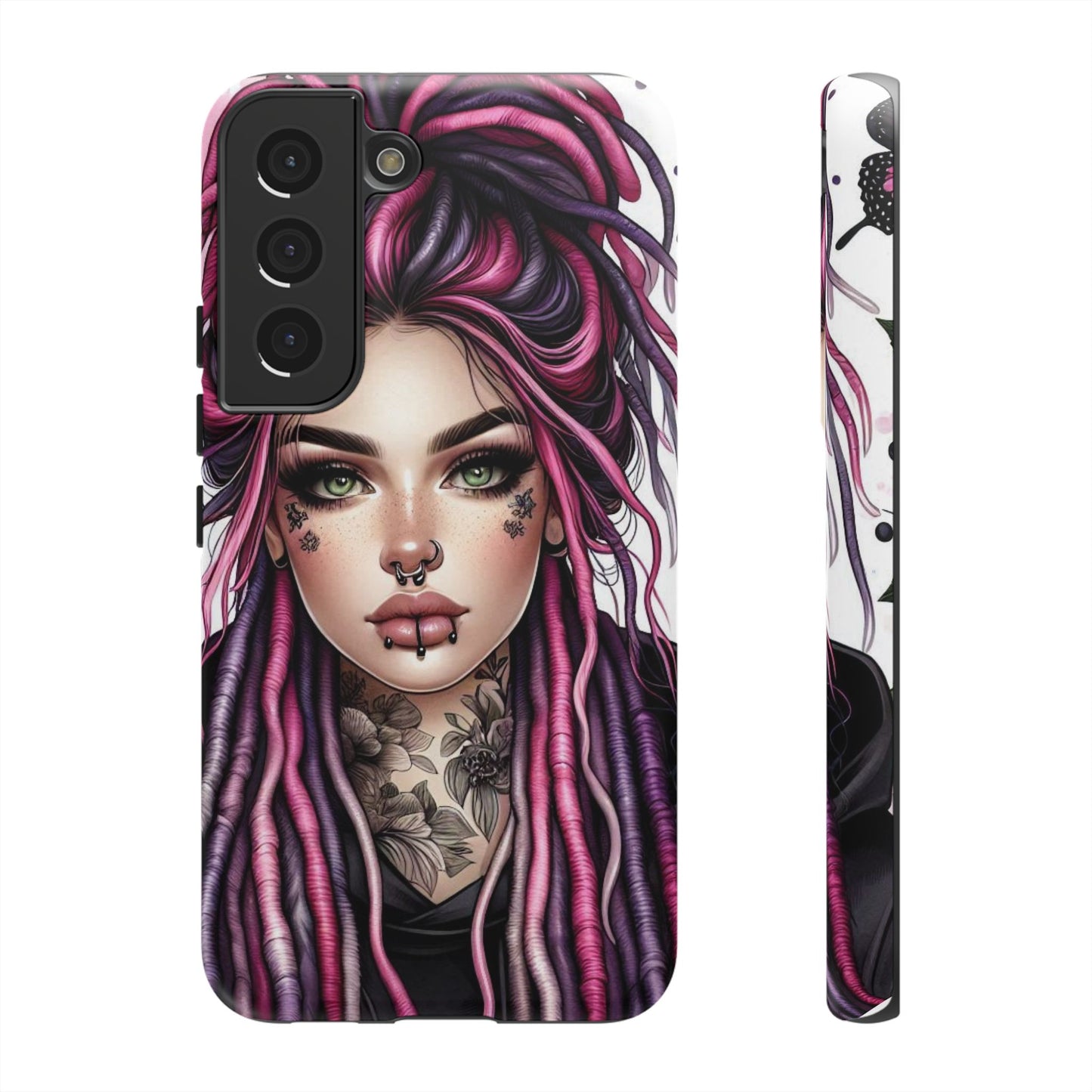 Neon Gothic Beauty Mobile Case