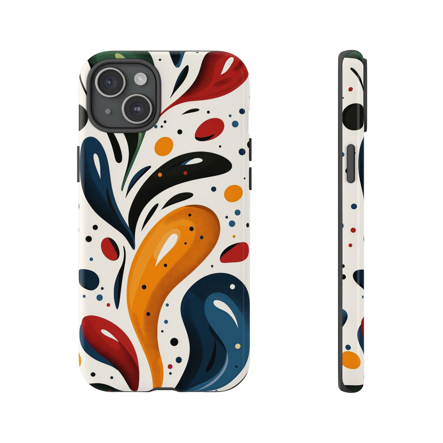 Fluid Pop Abstract Phone Case – Space-Inspired Art for iPhone, Samsung & Pixel