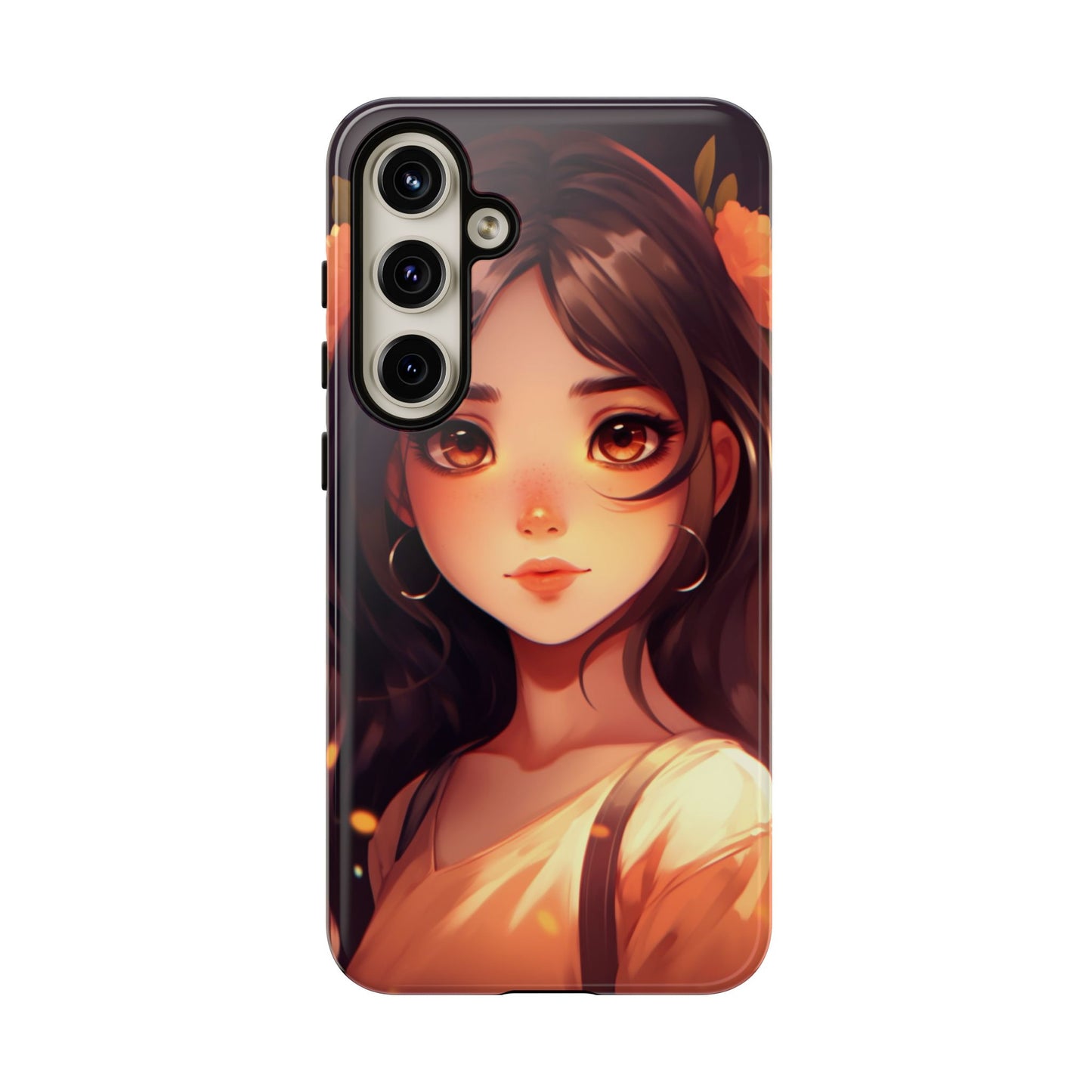 Anime Girl Phone Case - Cute Aesthetic Cover for iPhone, Samsung & Google Pixel, Kawaii Phone Case, Girly Phone Case, Anime Lover Gift
