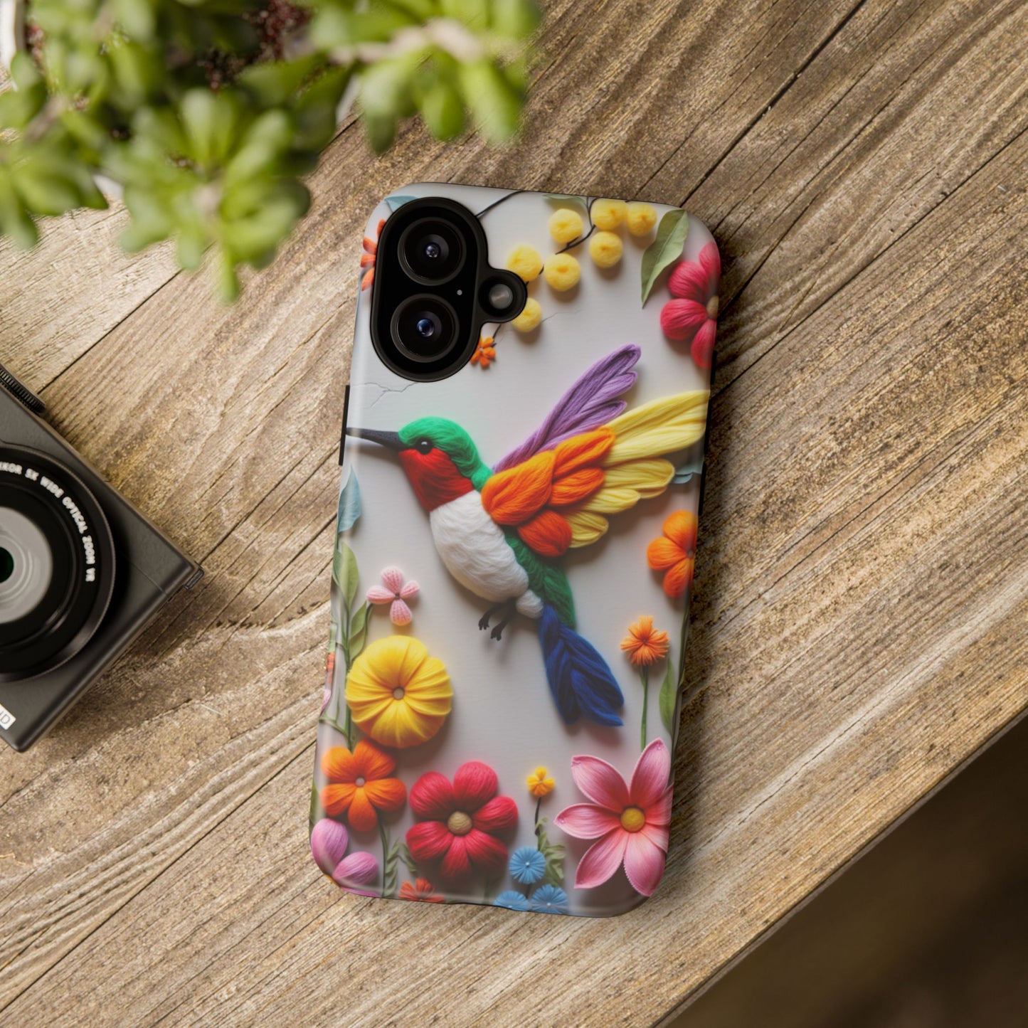 Elegant Hummingbird with Floral Mosaic Design | Nature's Artistic Vibes | Pixel 8 pro