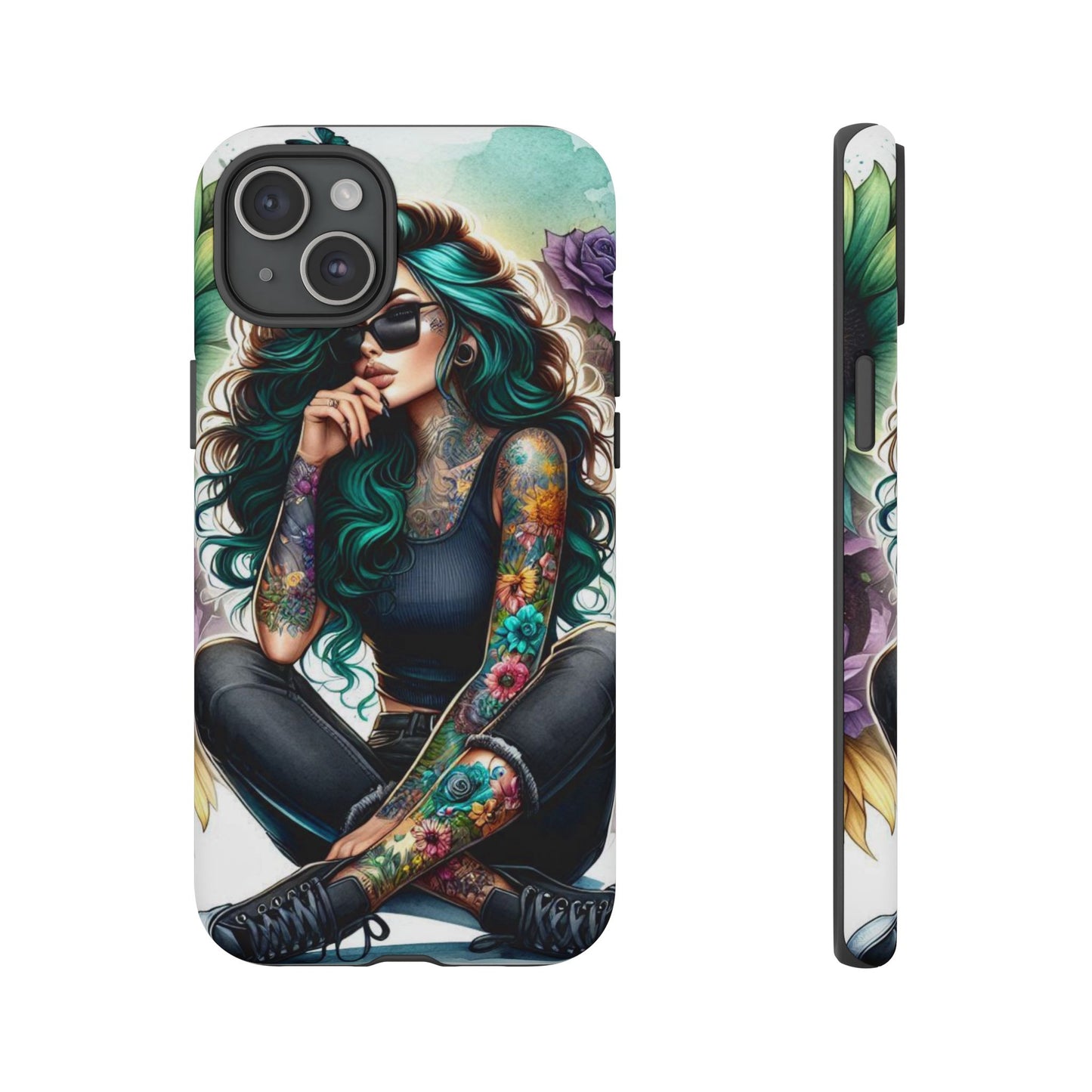 Urban Wildflower – Edgy Tattooed Beauty Mobile Cover