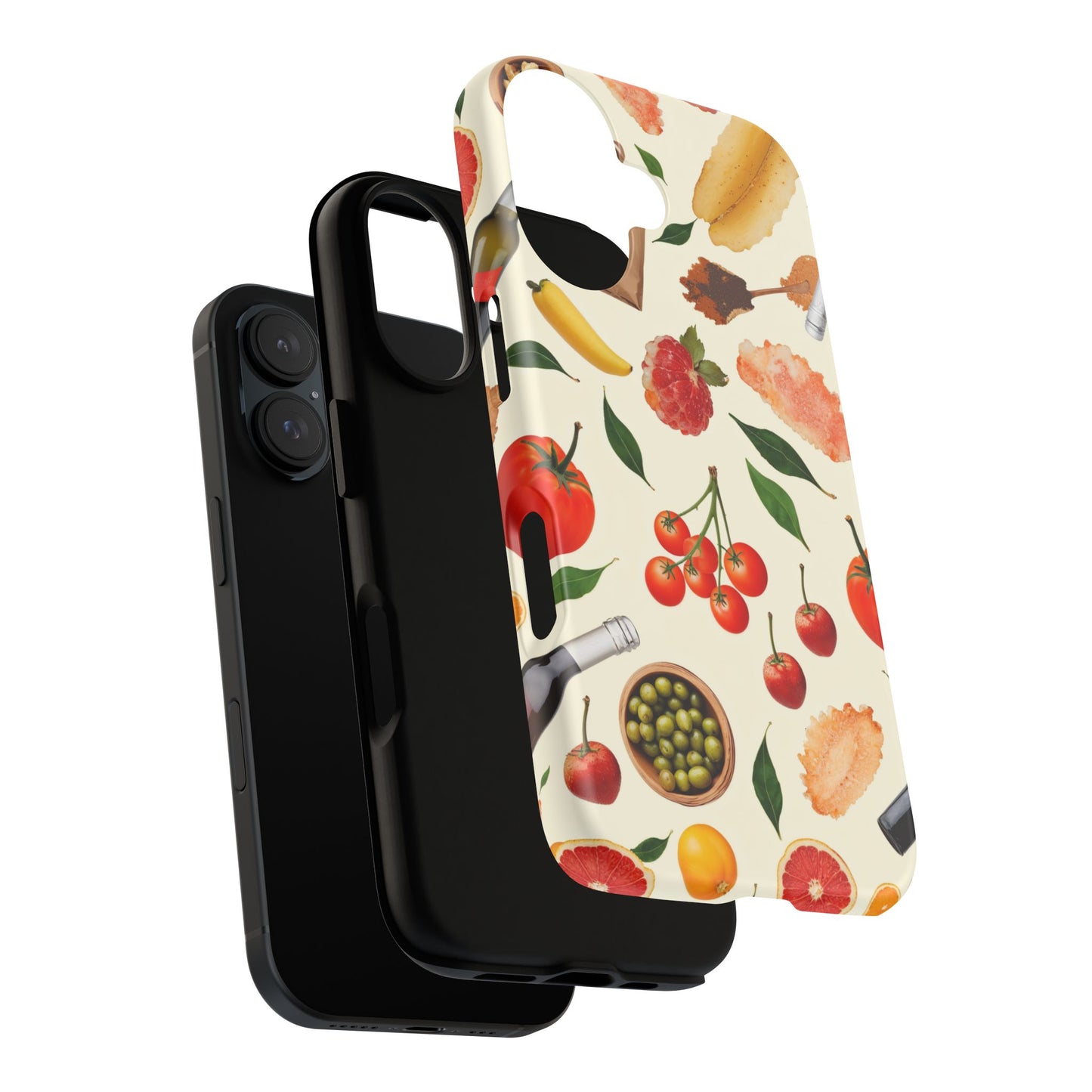 Fresh Fruits & Veggies Pattern Phone Case
