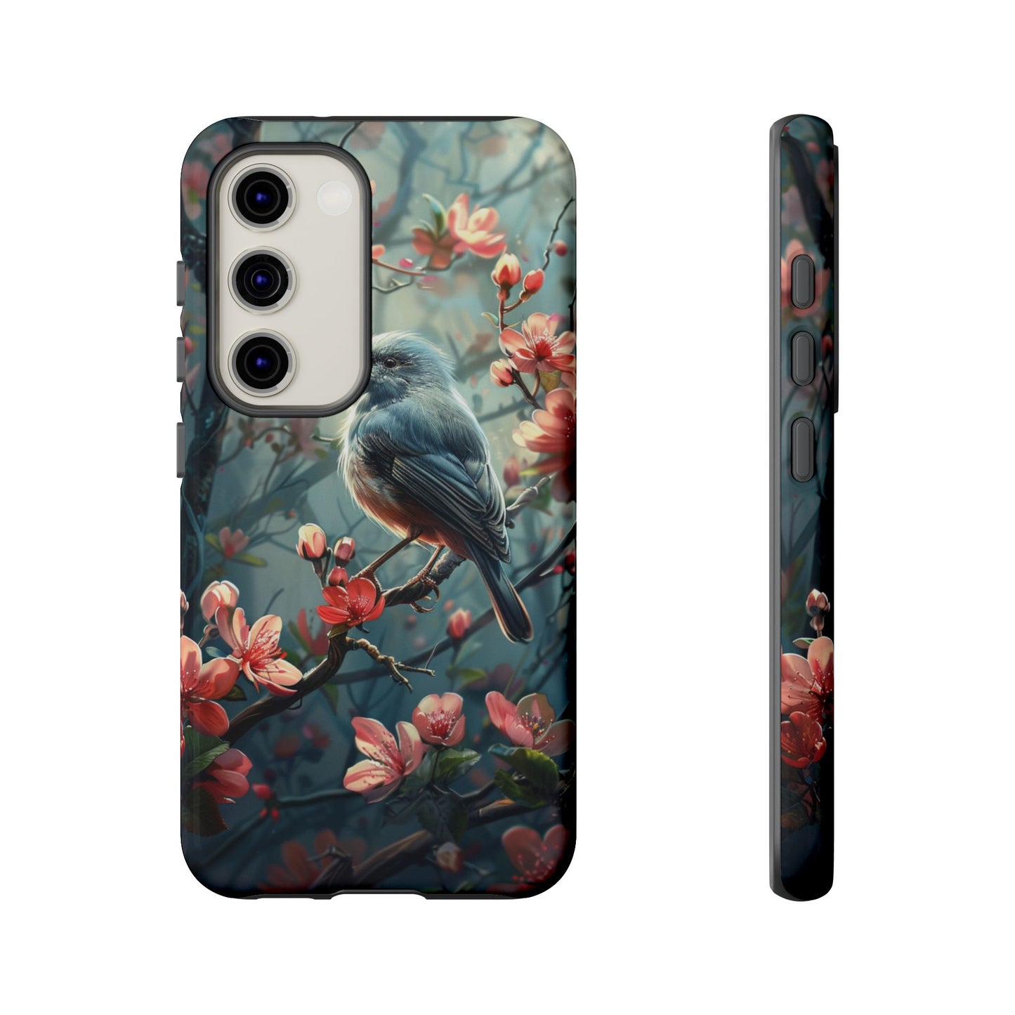 Floral Bird Phone Case β Elegant Nature-Inspired Design for iPhone, Samsung & Google Pixel