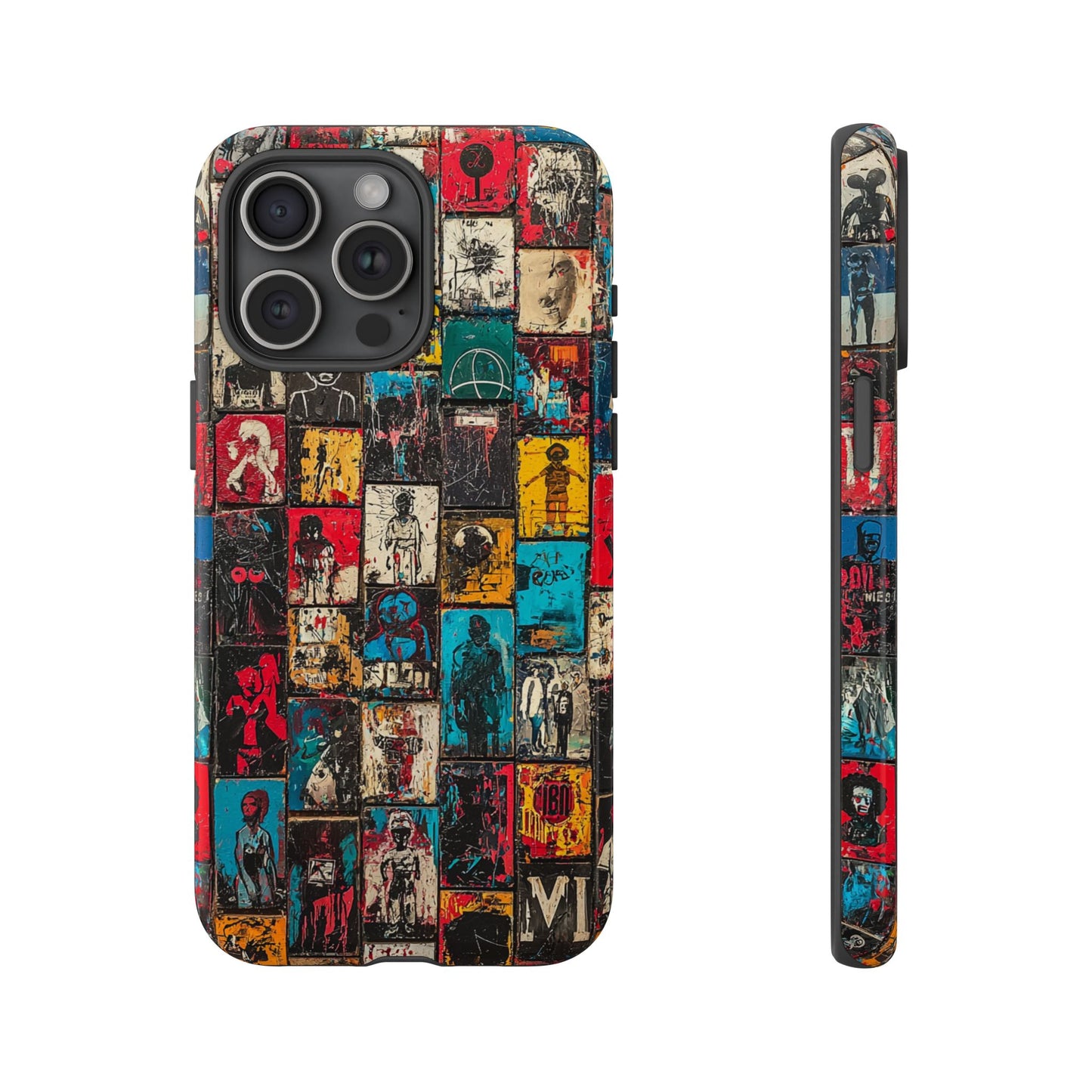 Abstract Art Phone Case – Basquiat-Inspired Phone Cover - iPhone, Samsung & Google Pixel Cover - Artistic Painting Case, Art Lover Gift