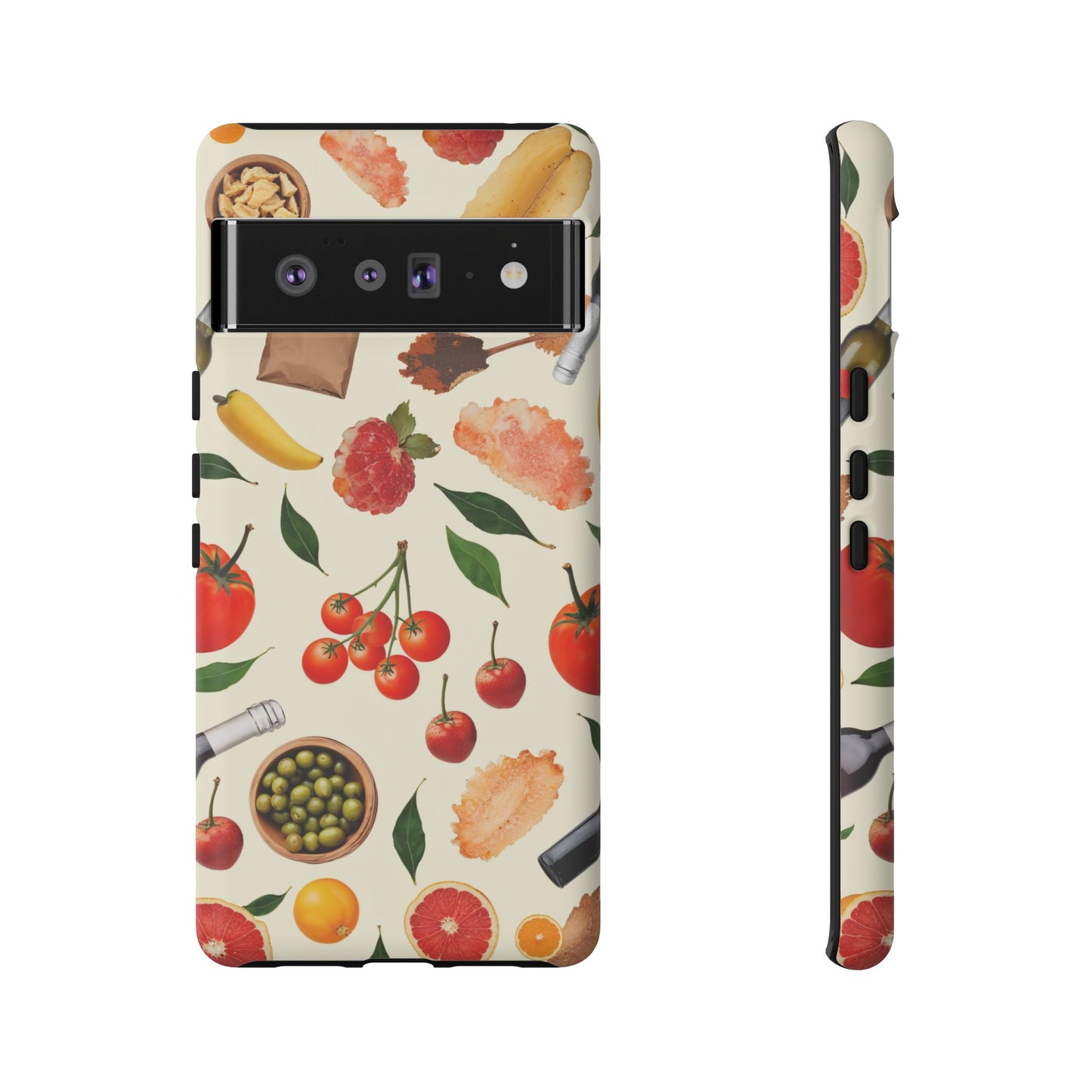Fresh Fruits & Veggies Pattern Phone Case