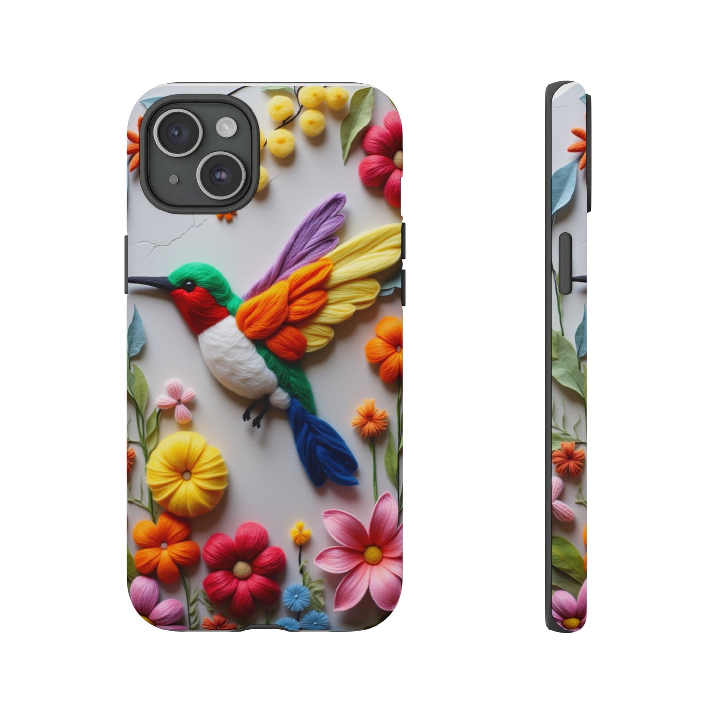 Elegant Hummingbird with Floral Mosaic Design | Nature's Artistic Vibes | Pixel 8 pro