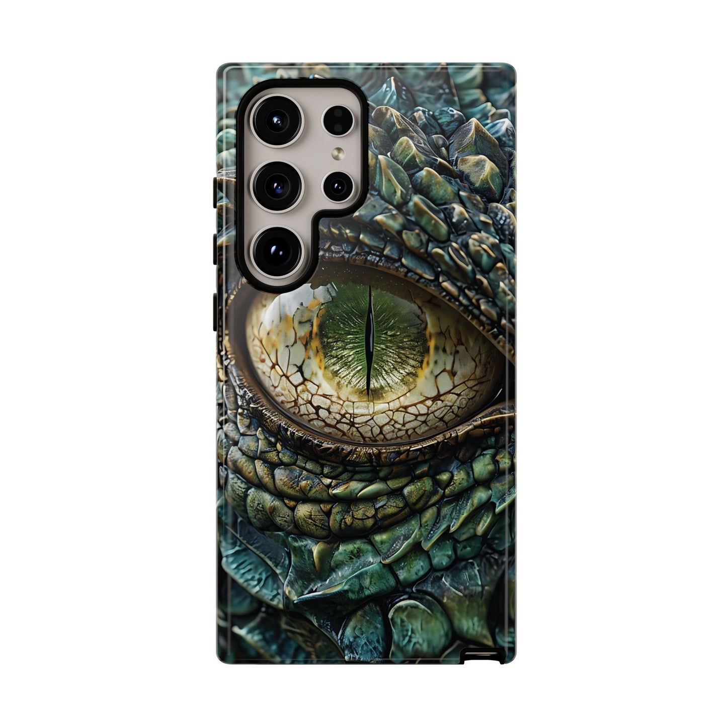 A Dragon's Eye With Intricate Scales phone case design.