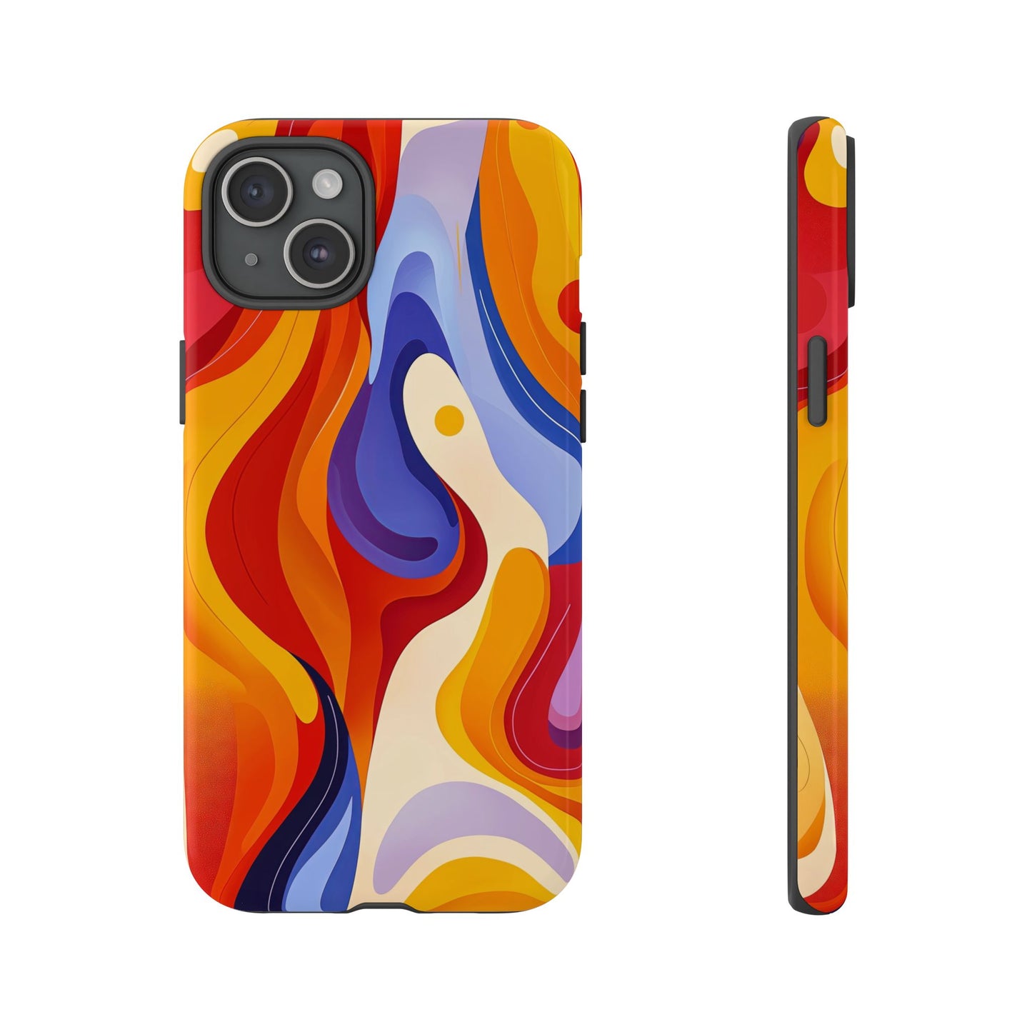 LavaFlow – Vivid Heatwave Abstract Phone Case for iPhone, Samsung & Pixel