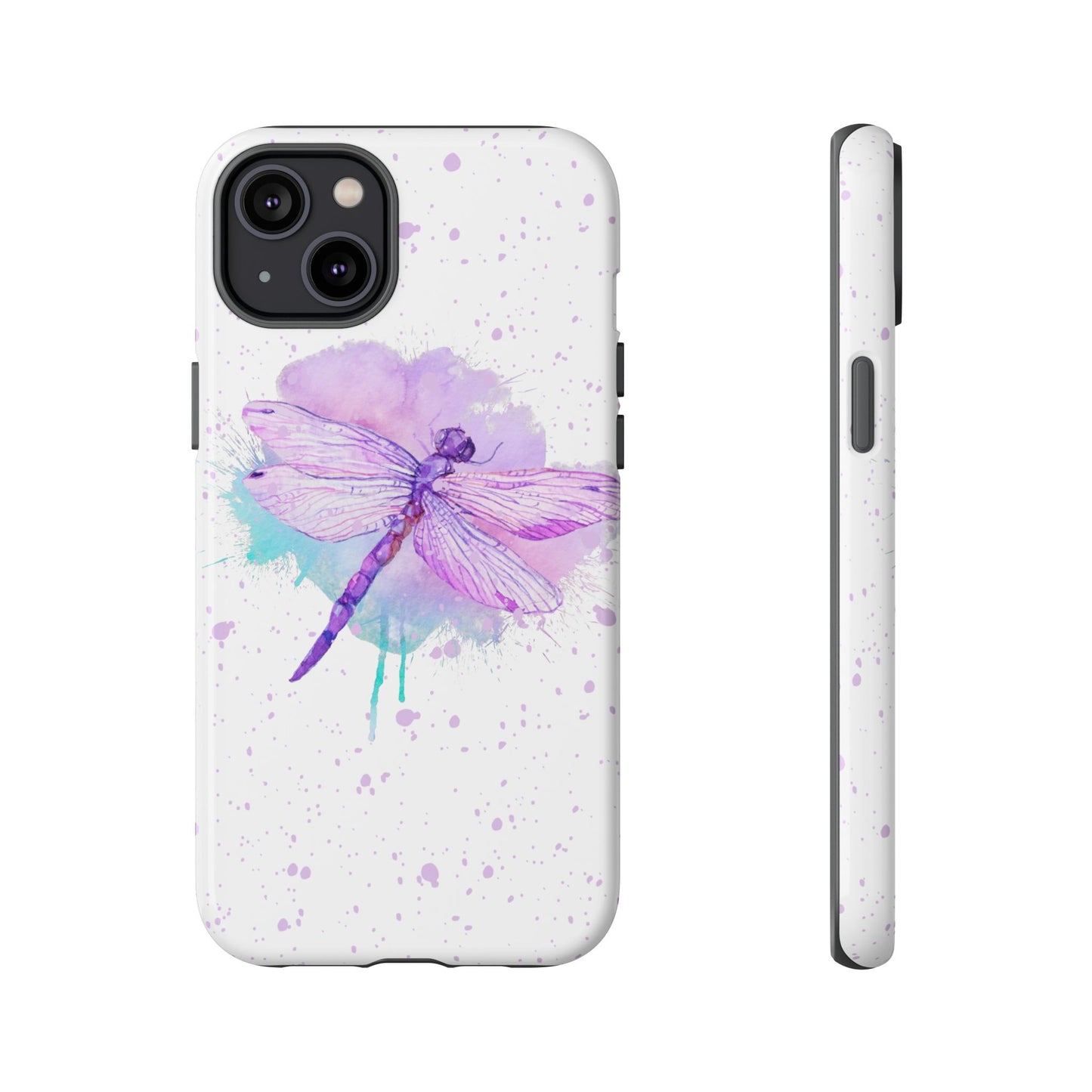 Watercolor Dragonfly Print Phone Case - iPhone, Samsung & Google Pixel Cover - Artistic Phone Case, Insect Lover Gift