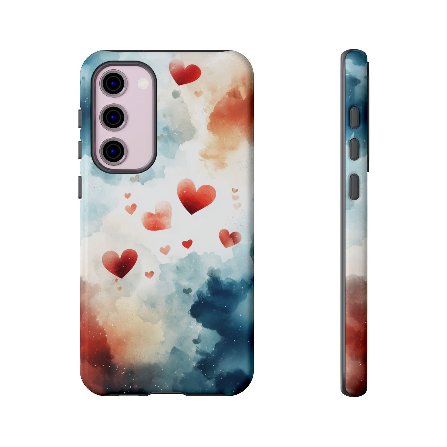Heartfelt Skies - Watercolor Anime Phone Case for iPhone, Samsung, Google Pixel