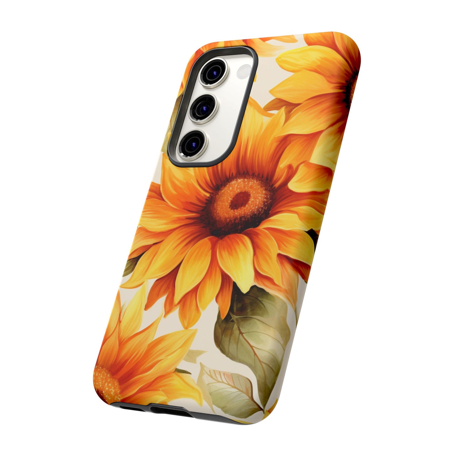 Golden Sunflower Glow Mobile Case – Radiant & Elegant