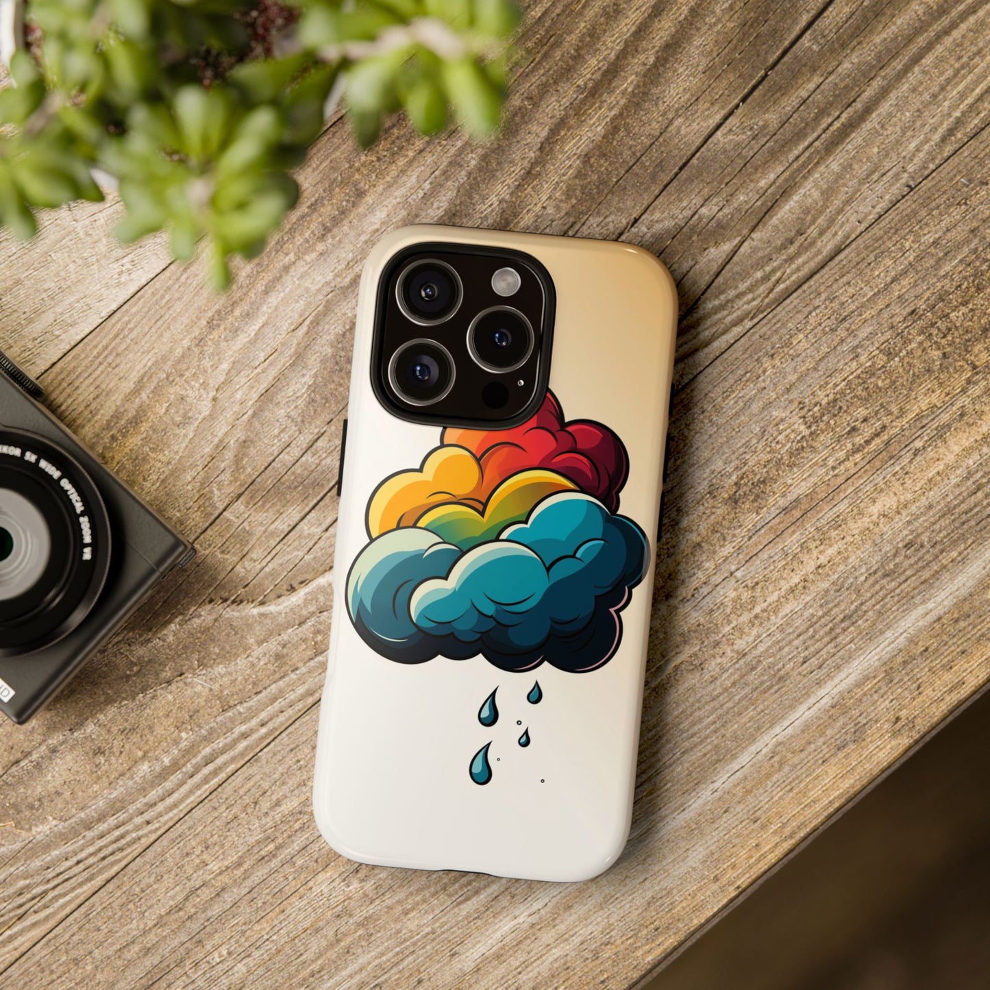 Whimsical Anime Cloud Phone Case for iPhone, Samsung, Google Pixel