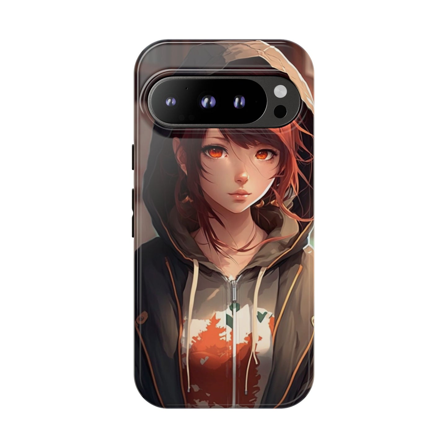 Anime Girl Phone Case - Cute Aesthetic Cover for iPhone, Samsung & Google Pixel, Girly Phone Case, Kawaii Lover Gift