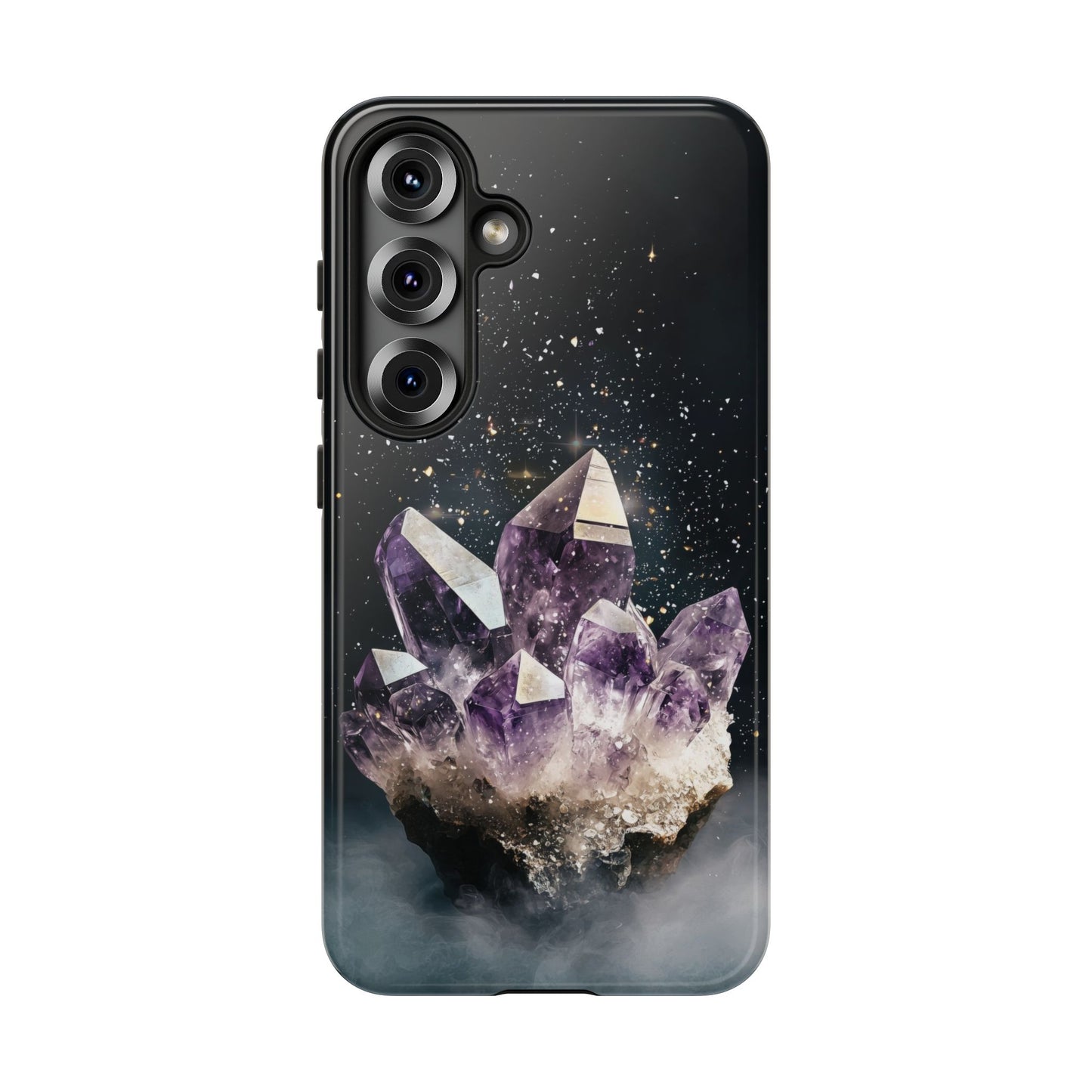 Celestial Amethyst Crystal Phone Case for iPhone, Samsung & Google Pixel