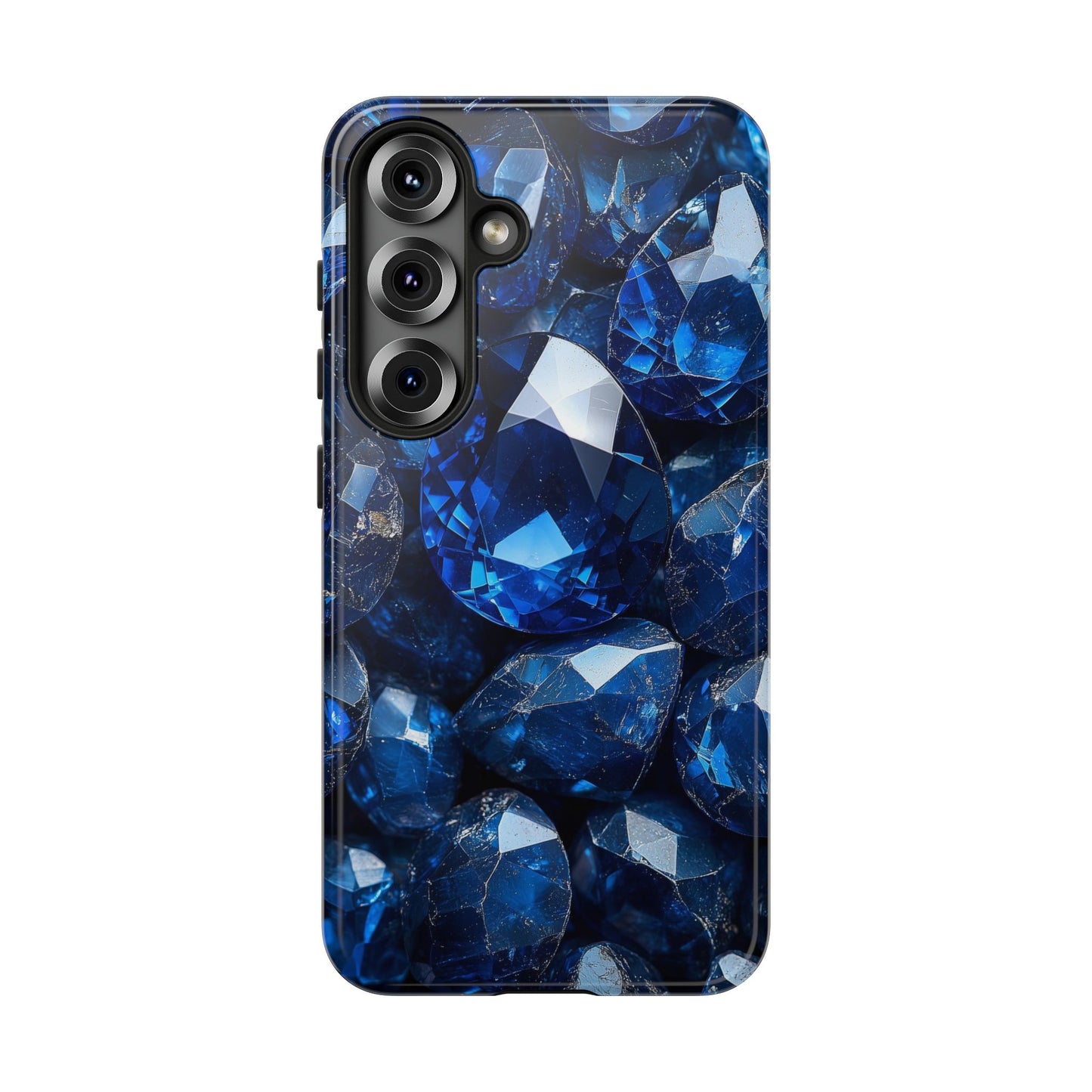 Blue Crystal Aesthetic Phone Case for iPhone, Google Pixel, Samsung