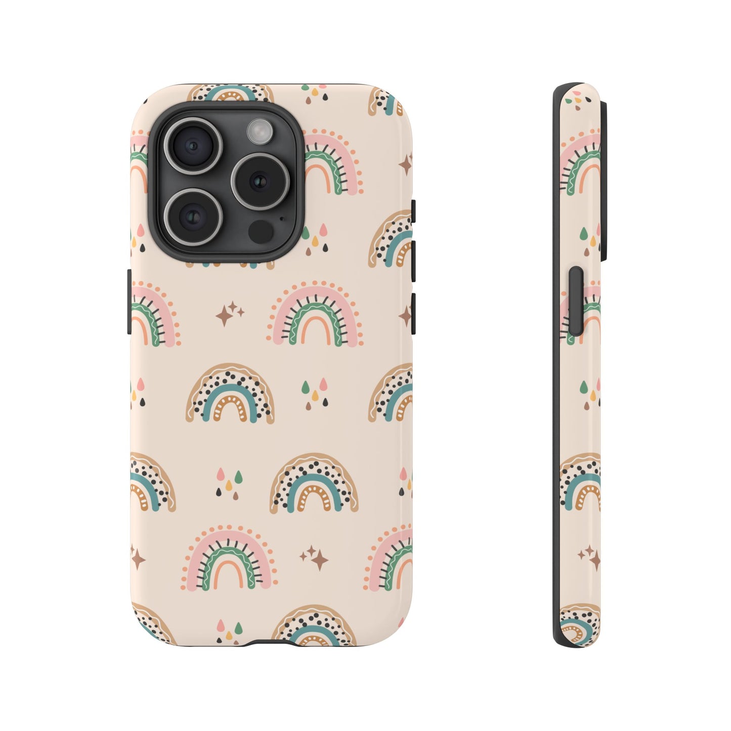 Retro Rainbow Phone Case β Vintage Aesthetic Cover for iPhone, Samsung & Google Pixel