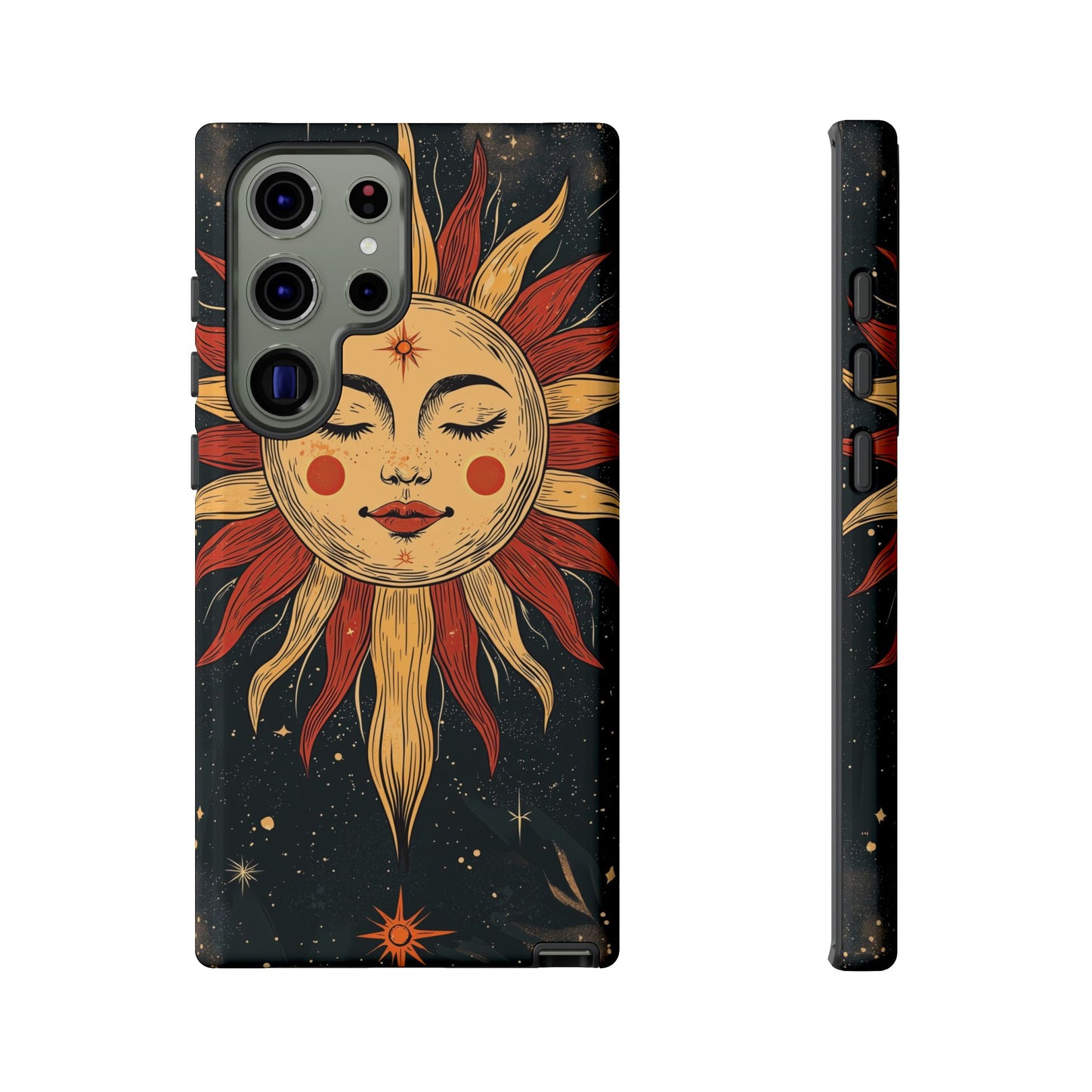 Boho Cosmic Sun Phone Case for iPhone, Pixel & Samsung