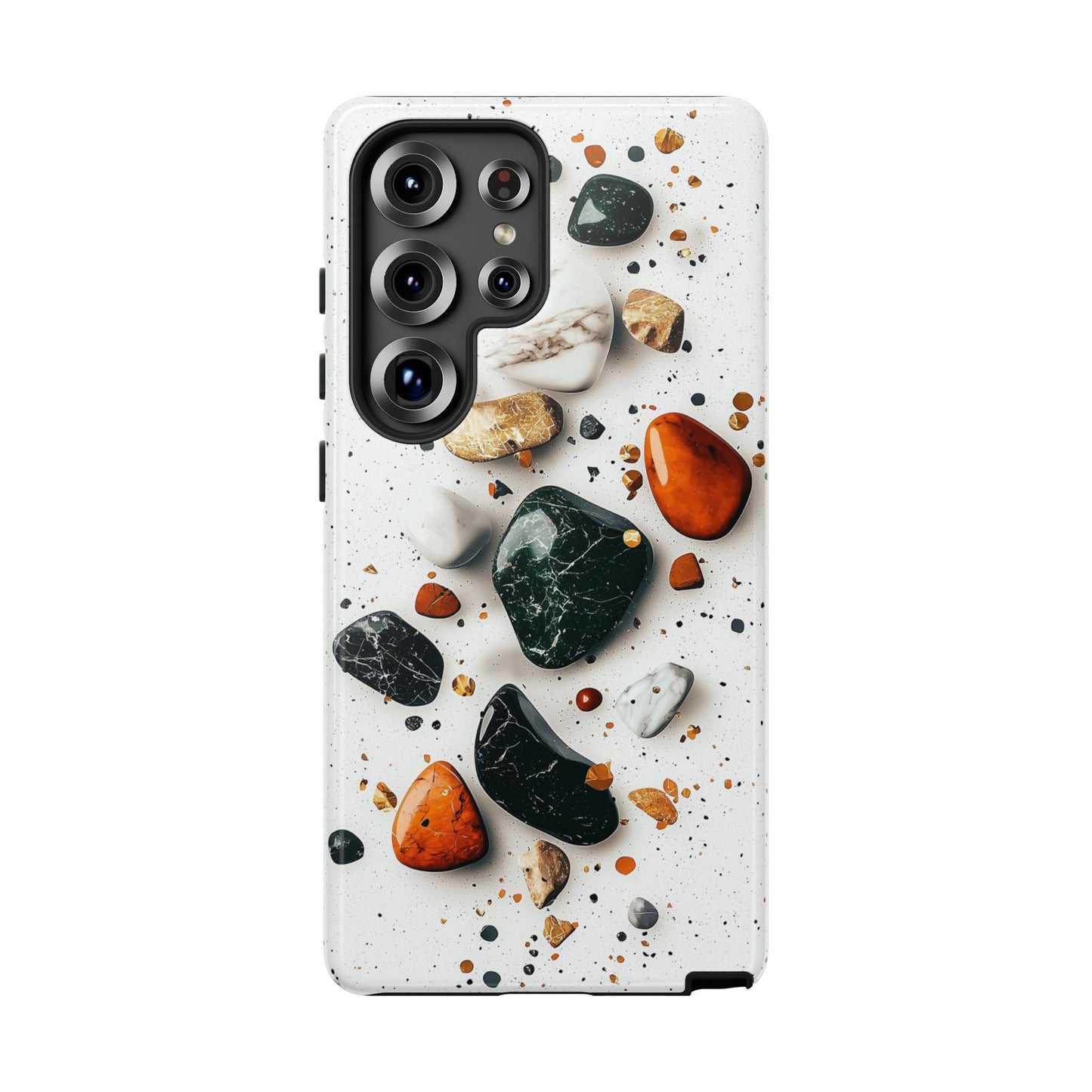Marble Mosaic Charm – Terrazzo Stone Phone Case for iPhone, google Pixel & Samsung