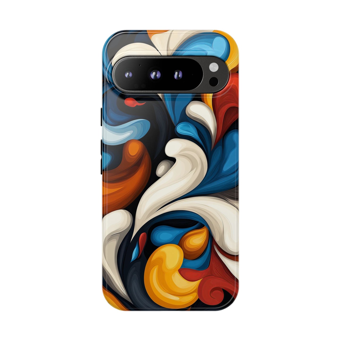 ColorSurge – Bold Fluid Abstract Phone Case for iPhone, Samsung & Pixel