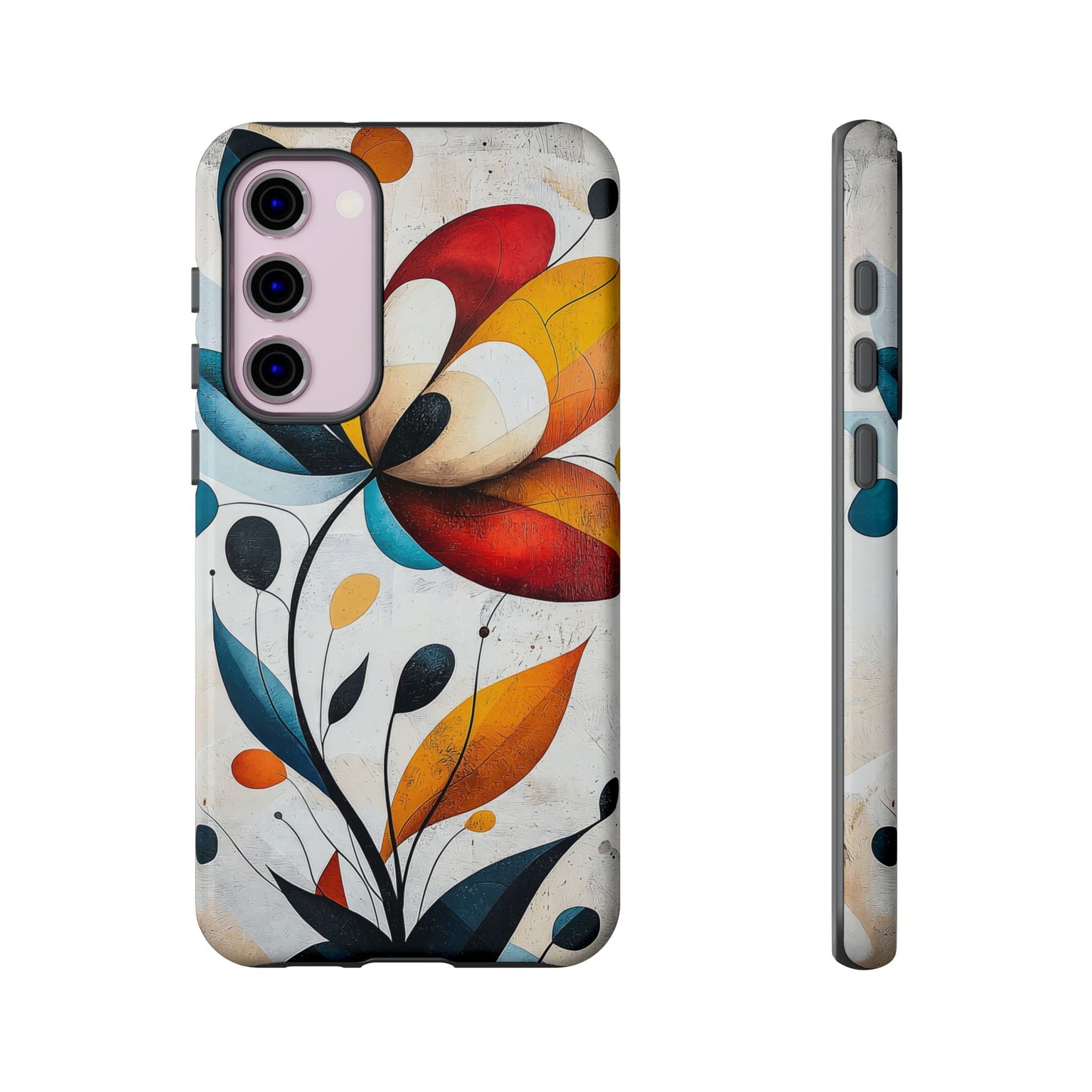 Prism Bloom – Bold Geometric Floral Case for iPhone, Pixel & Samsung