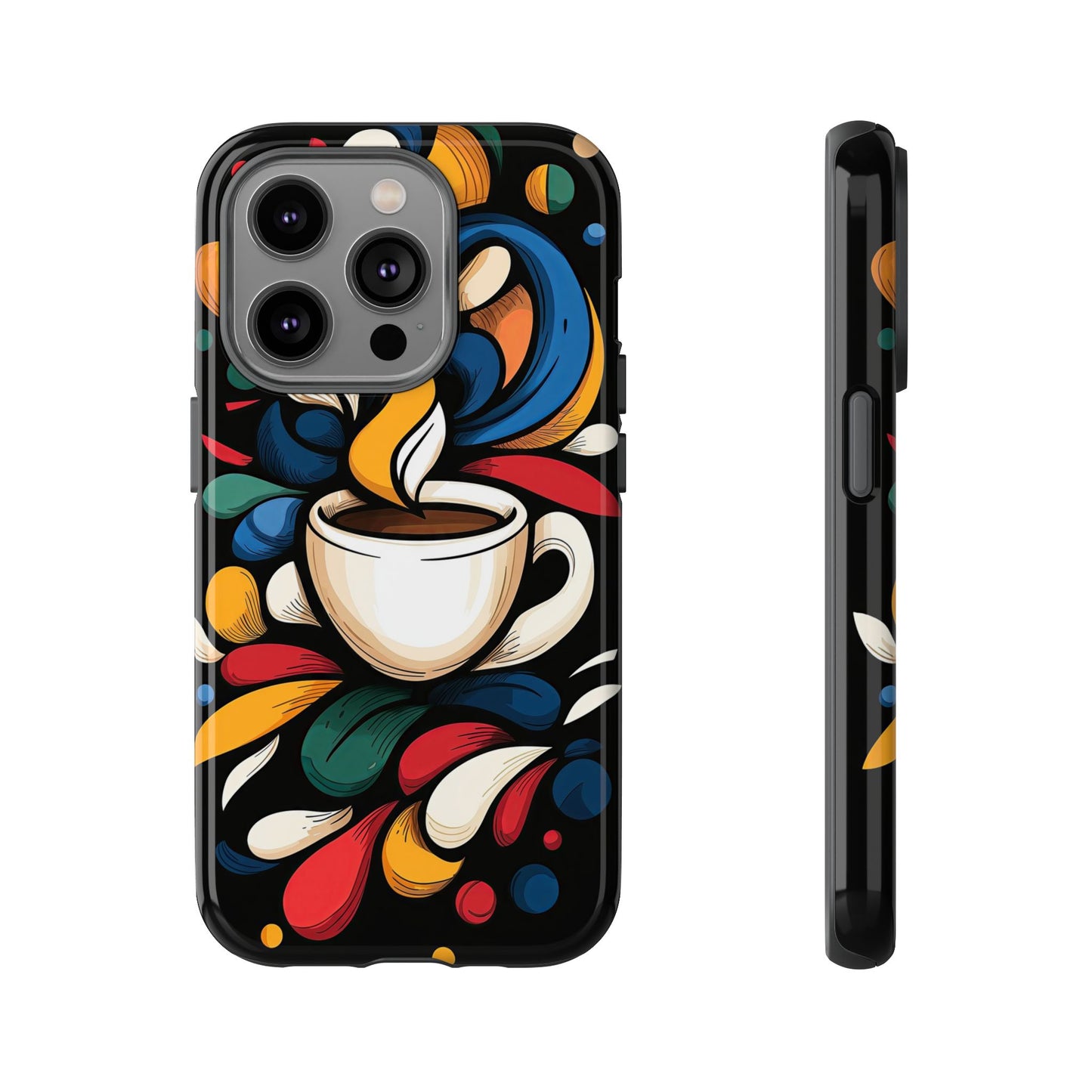 Brewed Blooms – Coffee & Color Floral Case for iPhone, Pixel & Samsung