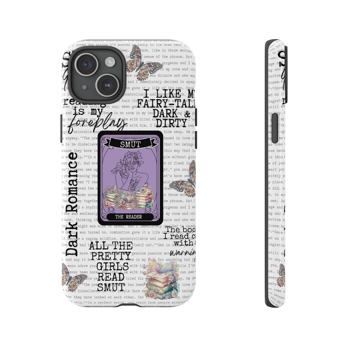 Smut Queen Phone Case β iPhone, Samsung & Google Pixel Cute Bookish Cover, Book Lover Gift
