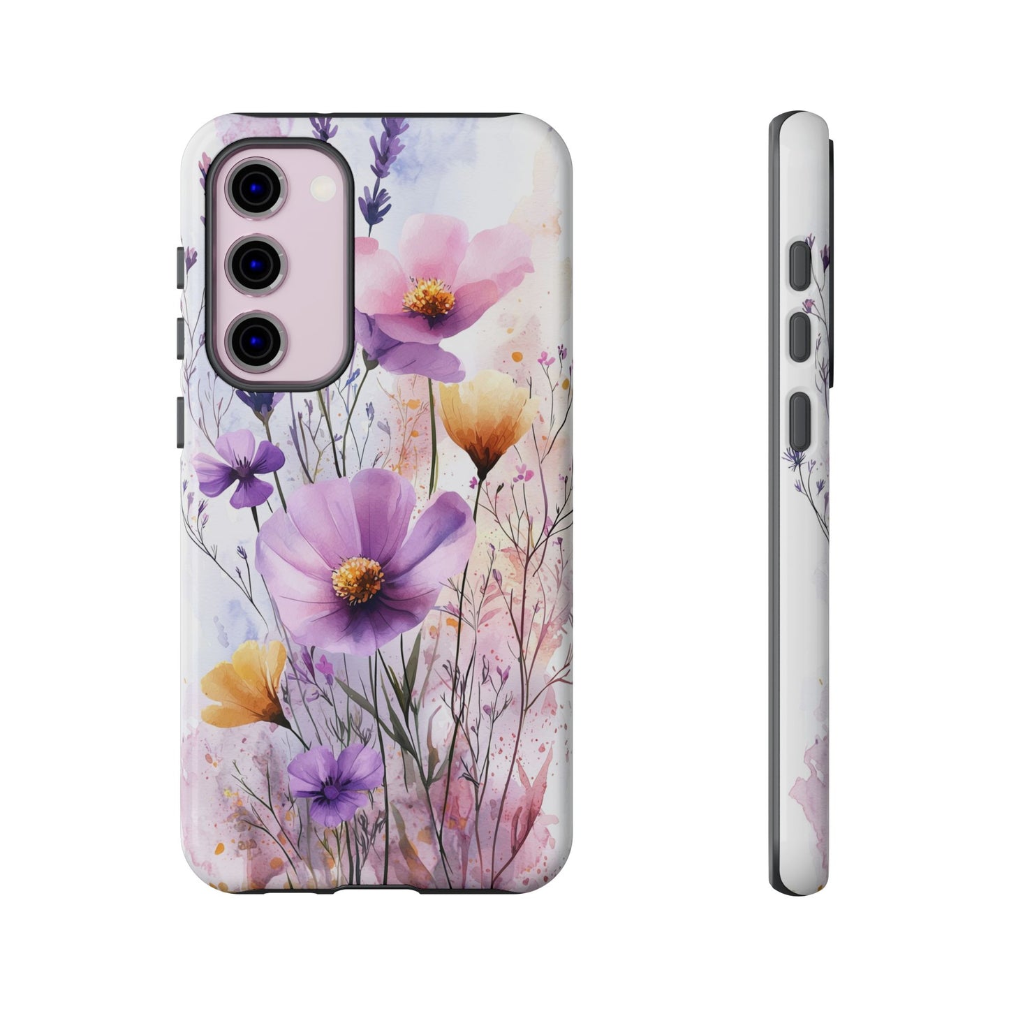 Wildflower Symphony Watercolor Phone Case for iPhone, google Pixel & Samsung