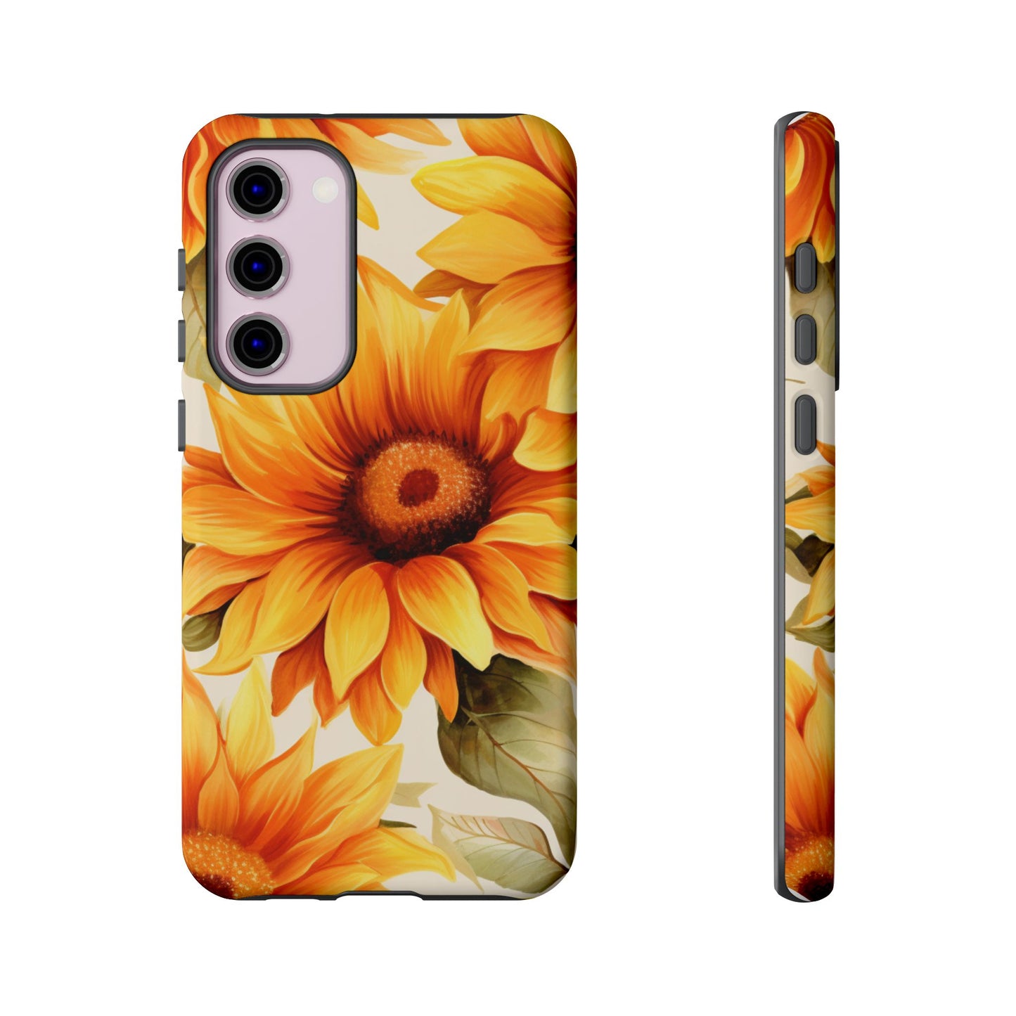 Golden Sunflower Glow Mobile Case – Radiant & Elegant