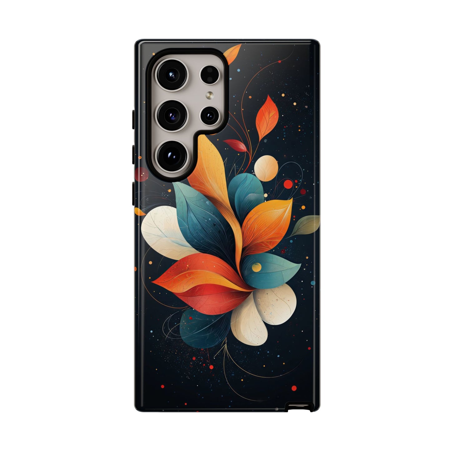 Midnight Bloom – Cosmic Floral Phone Case for iPhone, Pixel & Samsung