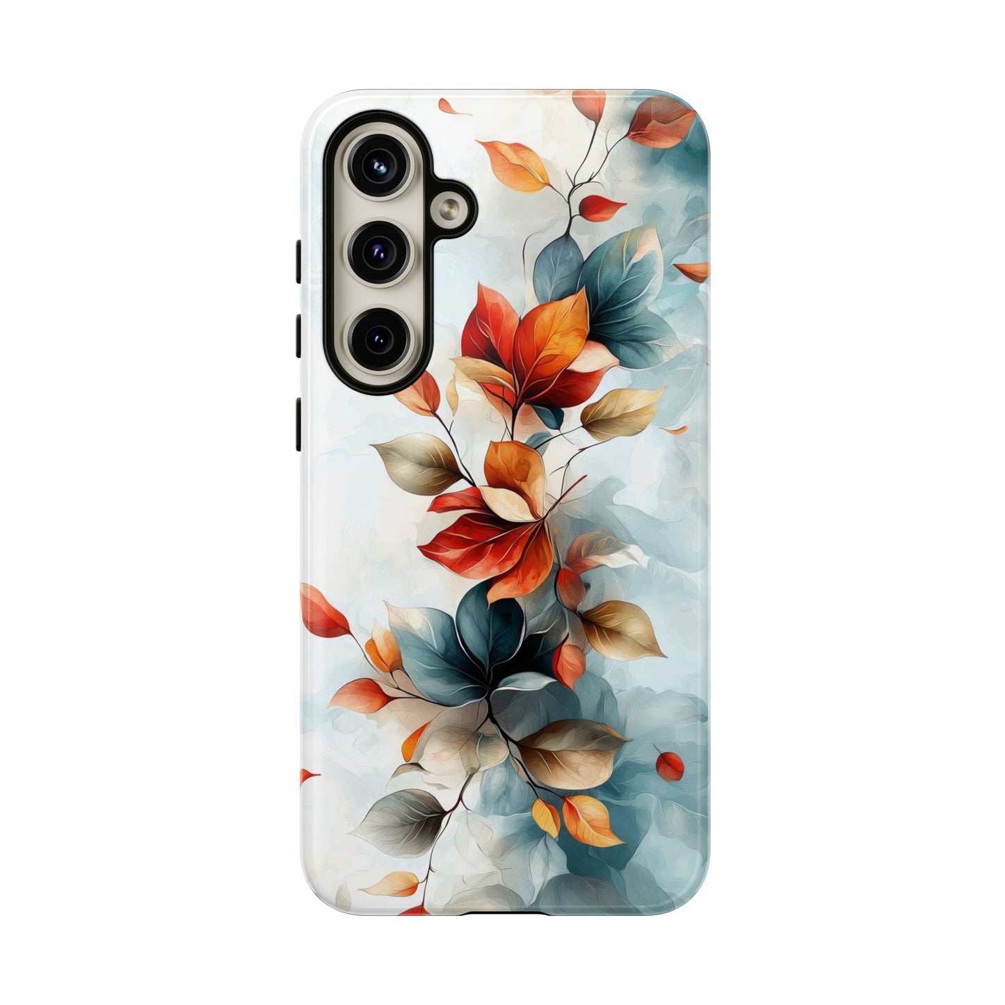 Whispering Leaves | Elegant Watercolor Floral Phone Case