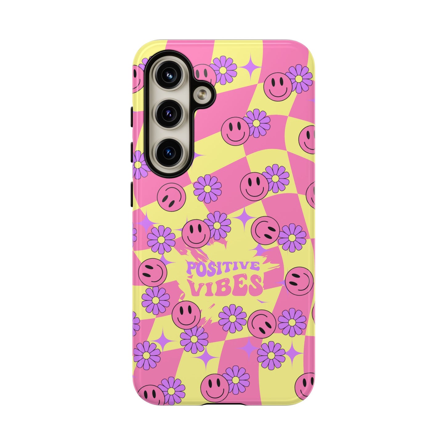 Positive Vibes Phone Case β Aesthetic Motivational Cover for iPhone, Samsung & Google Pixel