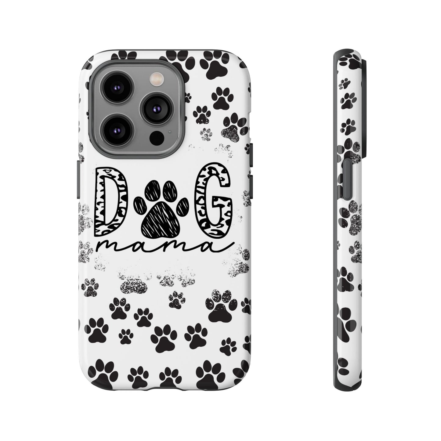 Dog Mama Phone Case for iPhone, Samsung & Google Pixel, Paw Print Phone Cover, Furry Friend Phone Case, Dog Owner/Pat Parents/Dog Mom Gifts