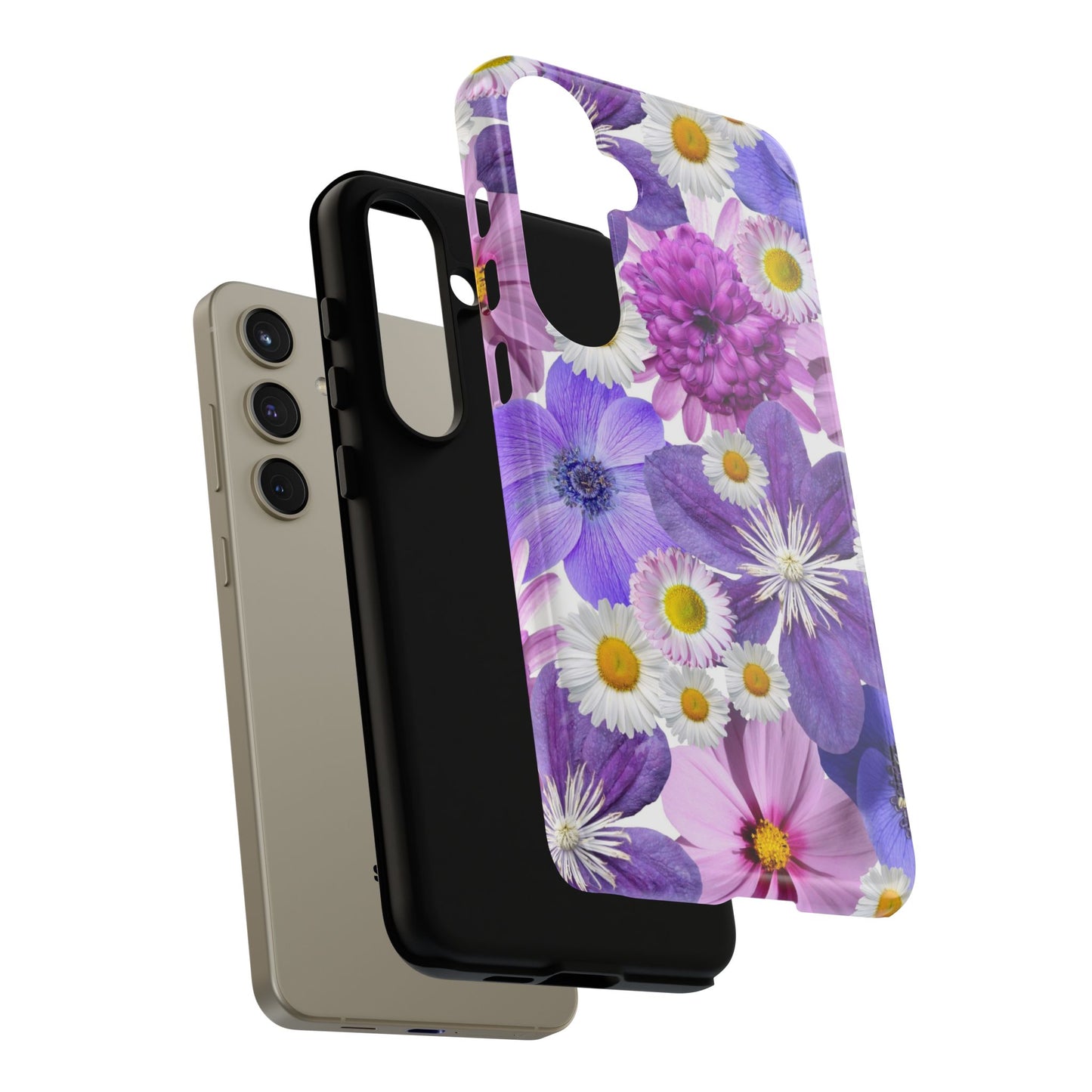 Lavender Blossom Floral Mobile Case