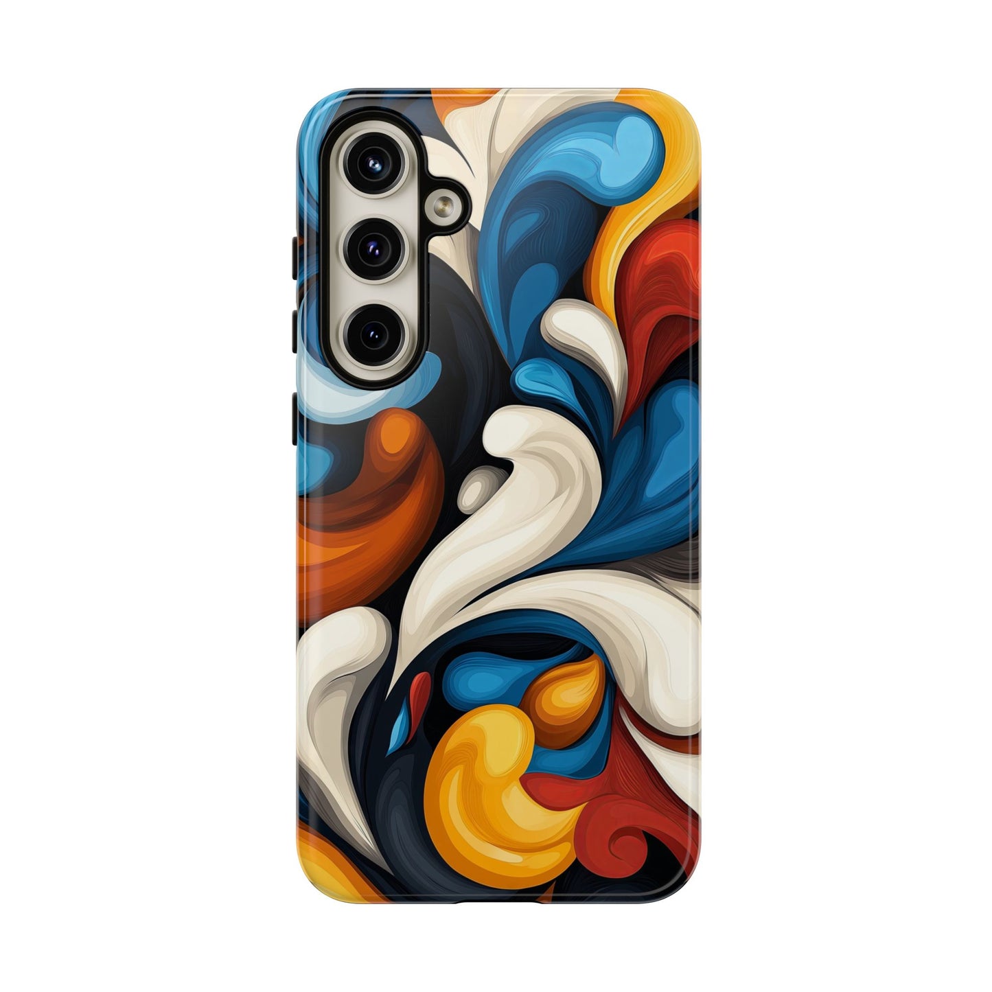 ColorSurge – Bold Fluid Abstract Phone Case for iPhone, Samsung & Pixel