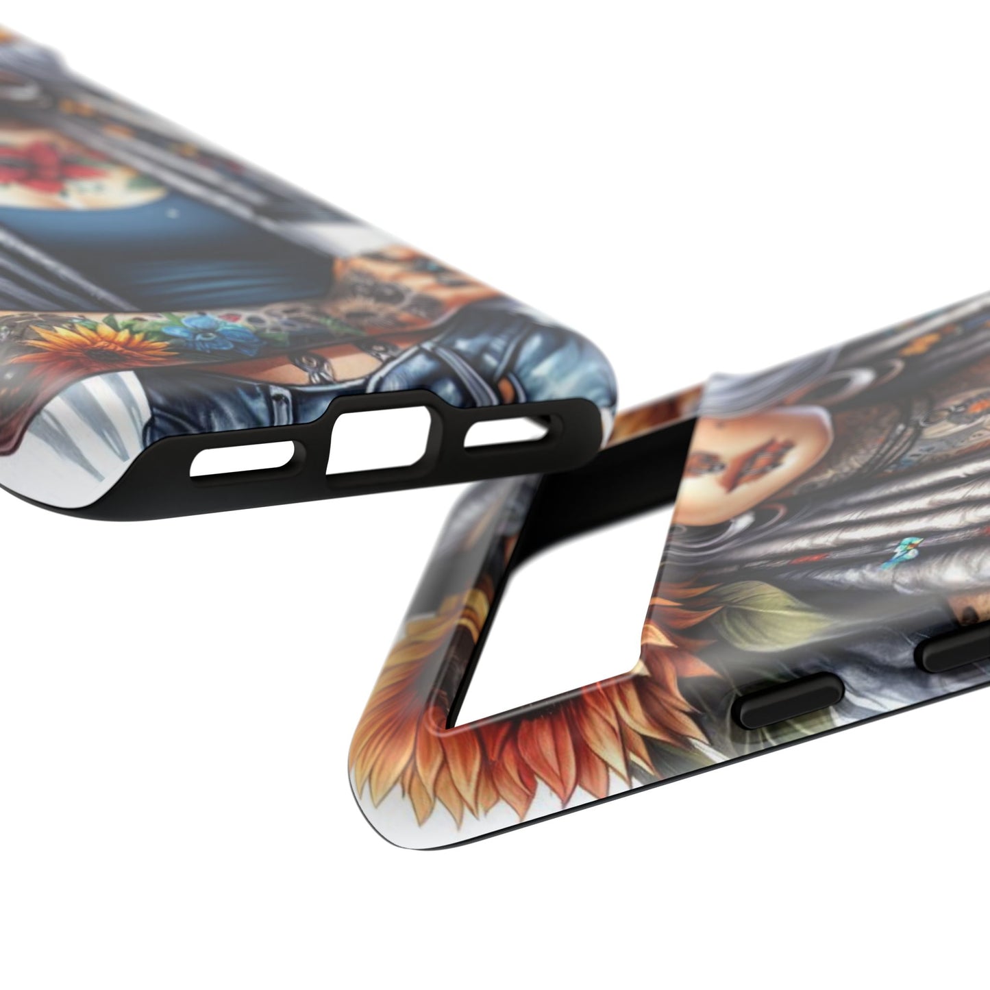 Sunflower Queen – Boho Rebel Tattoo Mobile Cover