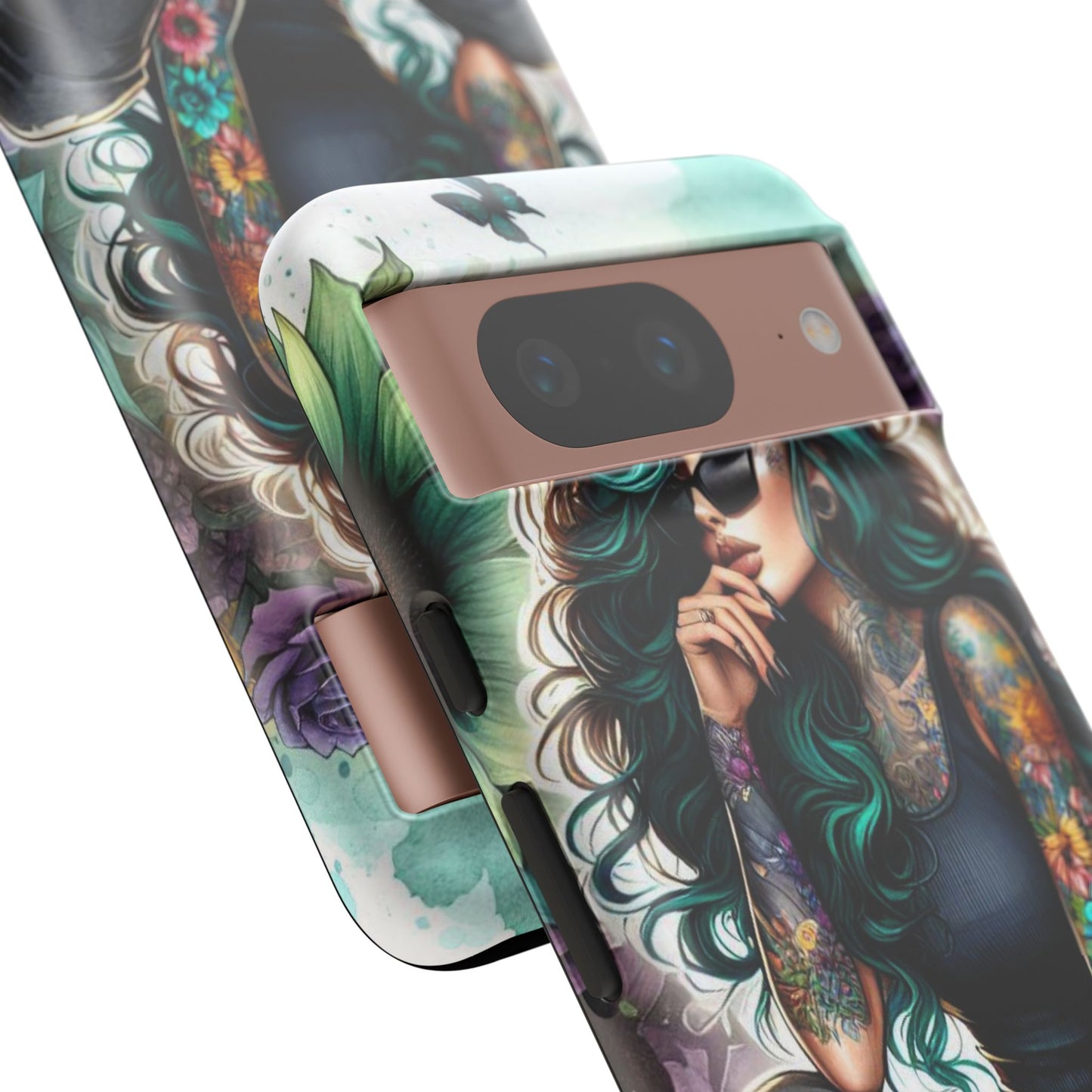 Urban Wildflower – Edgy Tattooed Beauty Mobile Cover