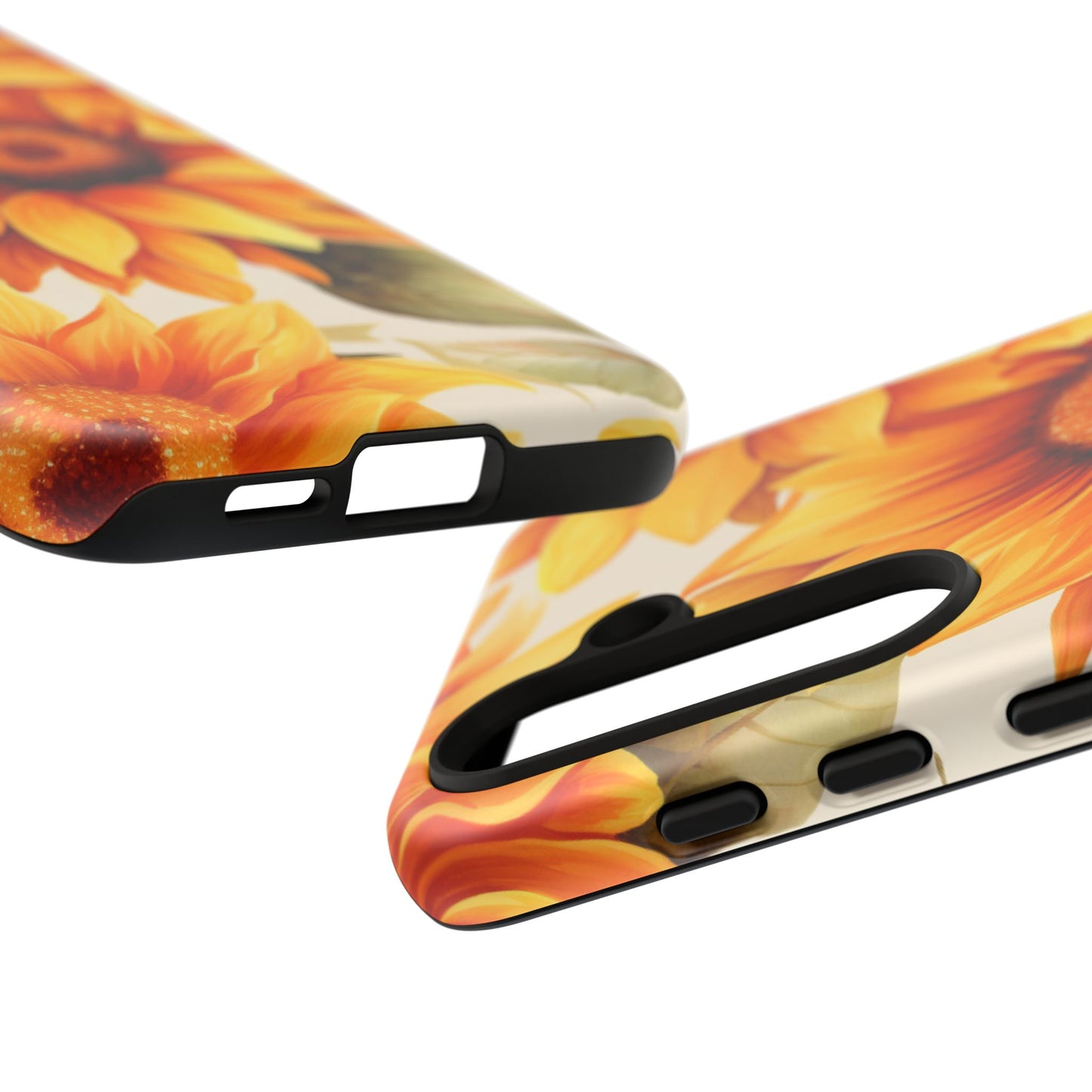 Golden Sunflower Glow Mobile Case – Radiant & Elegant