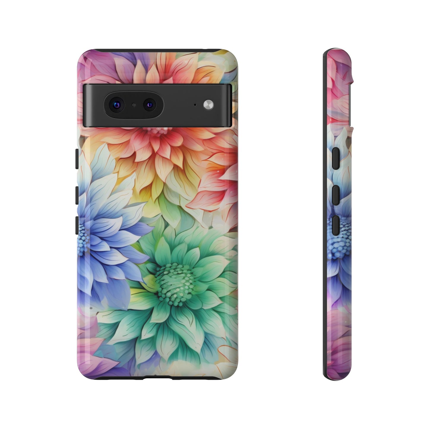 Rainbow Bloom Mandala Floral Mobile Case