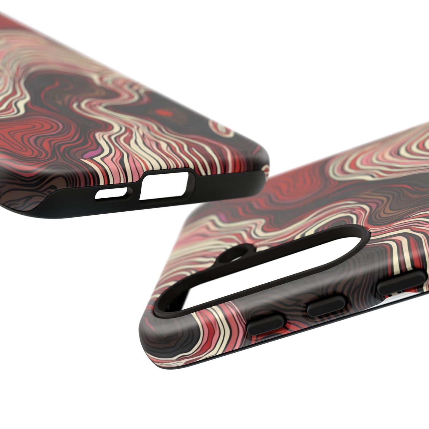 Abstract wavy illusion with swirling lines | Pattern Design