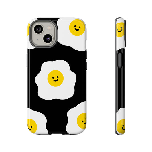 Happy Fried Egg Phone Case – Cute & Fun Breakfast Vibes for iPhone, Samsung & Google Pixel