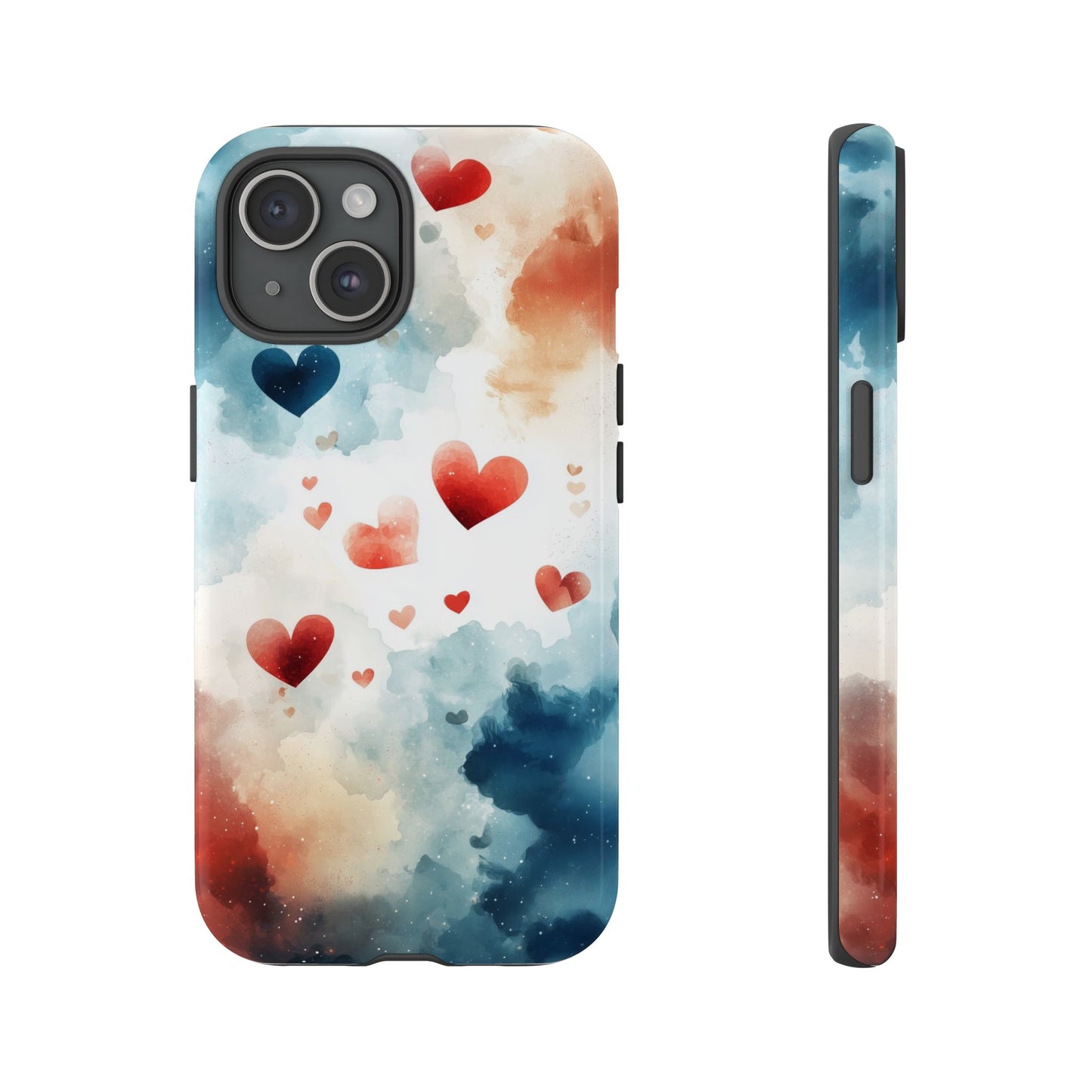 Heartfelt Skies - Watercolor Anime Phone Case for iPhone, Samsung, Google Pixel