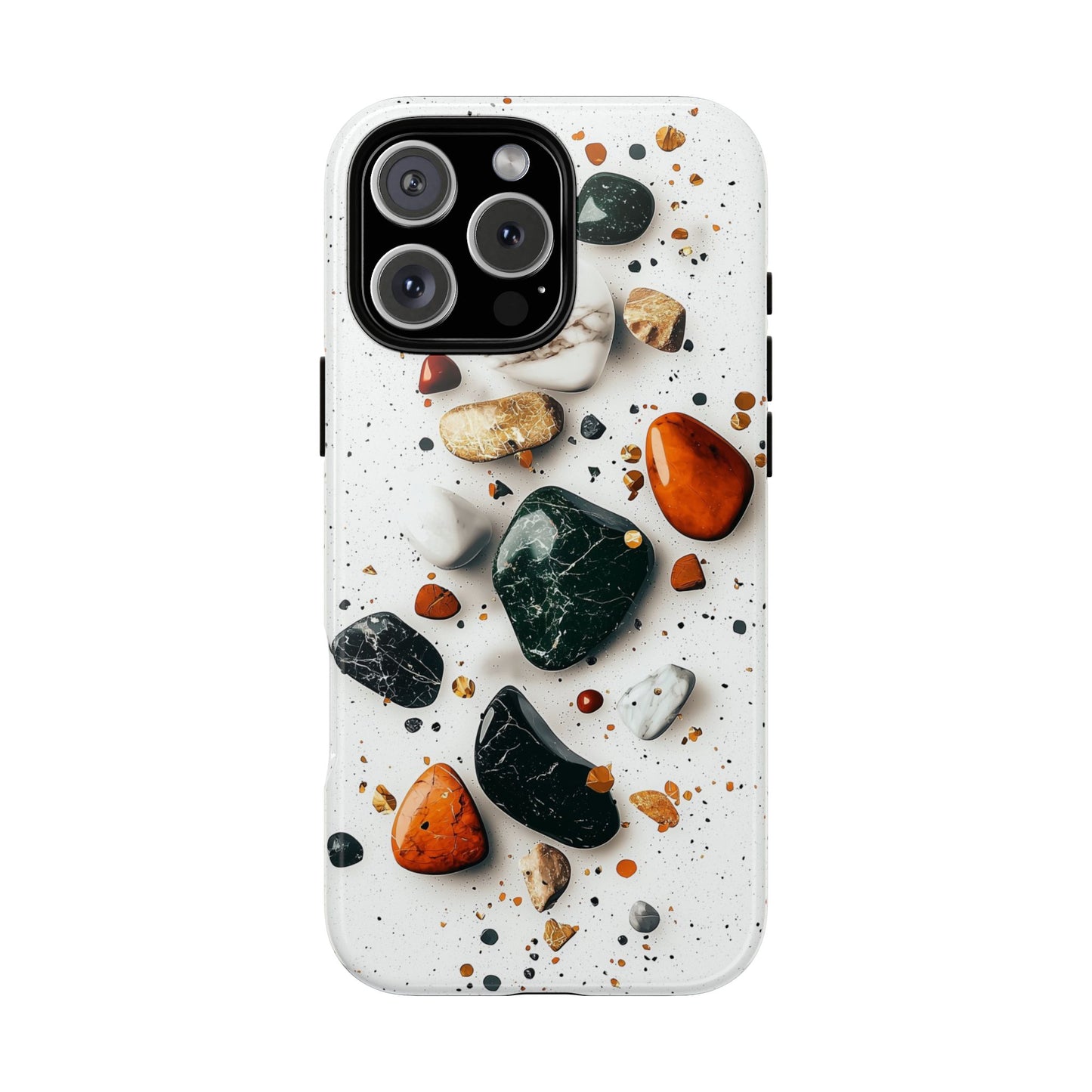 Marble Mosaic Charm – Terrazzo Stone Phone Case for iPhone, google Pixel & Samsung