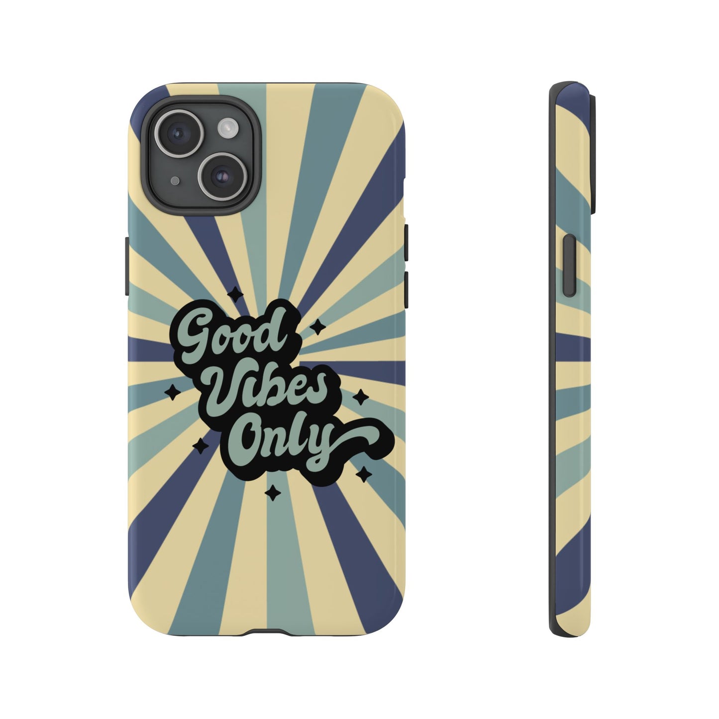 Retro "Good Vibes Only" Phone Case β Vintage Aesthetic for iPhone, Samsung & Google Pixel