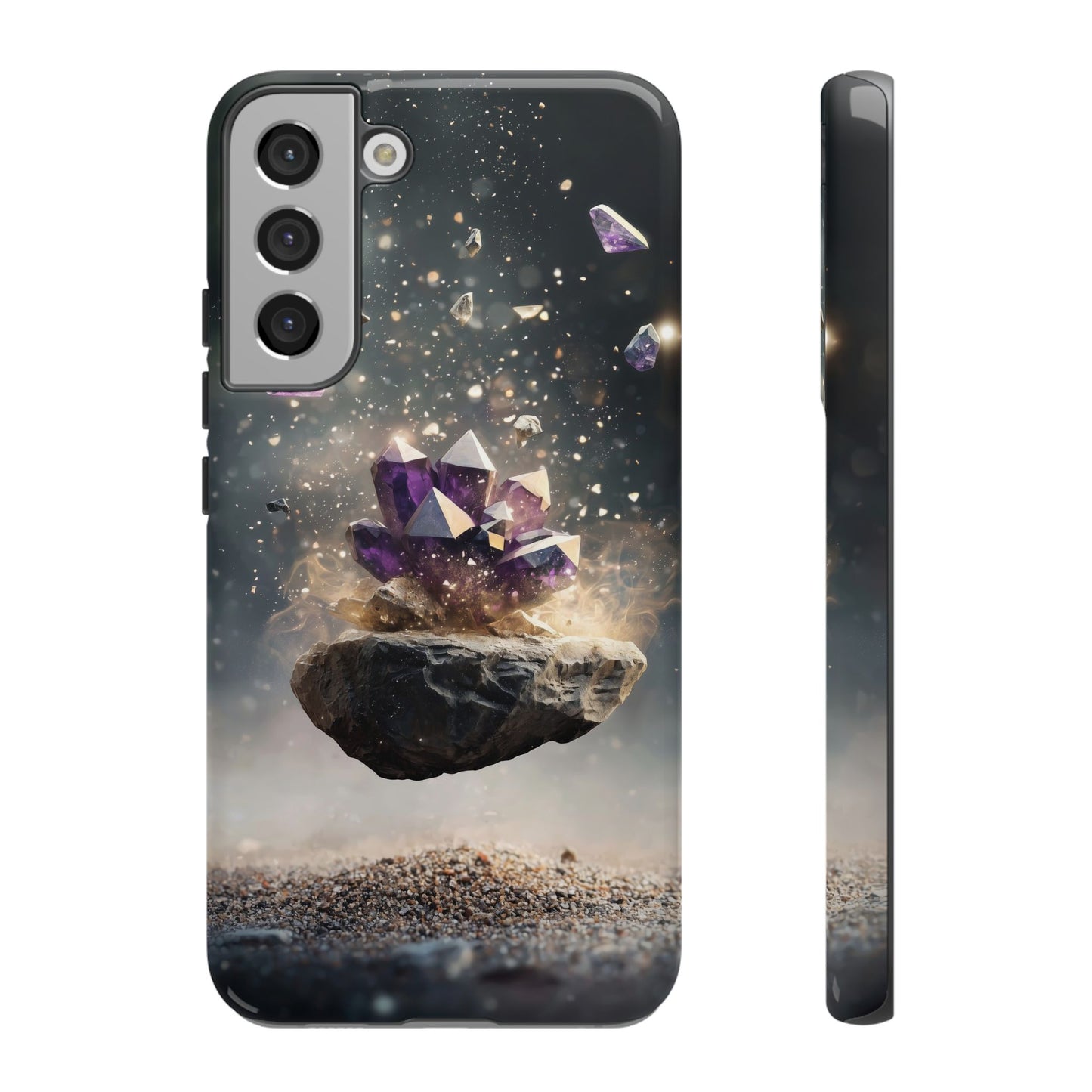 Mystic Amethyst Stones Phone Case for iPhone, Samsung & Google Pixel