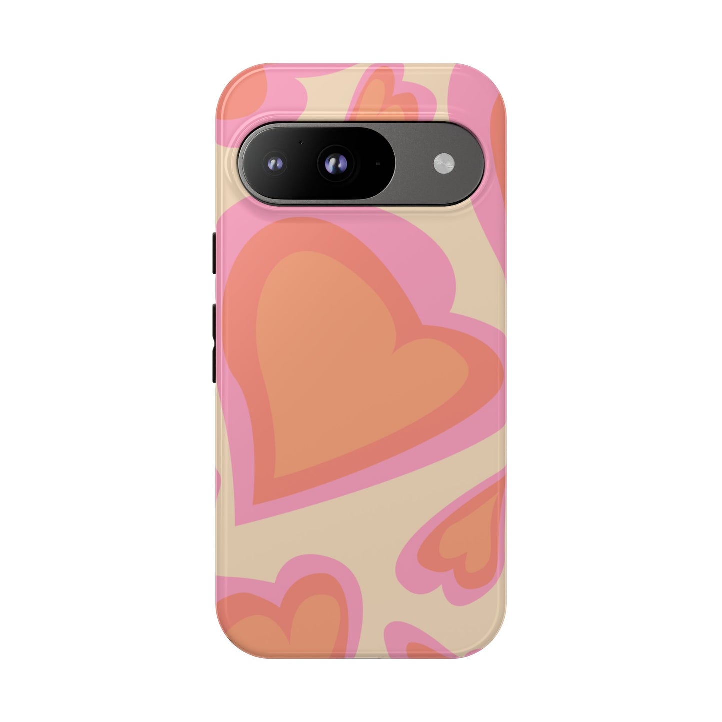 Retro Heart Phone Case – Cute Vintage Aesthetic for iPhone, Samsung & Google Pixel