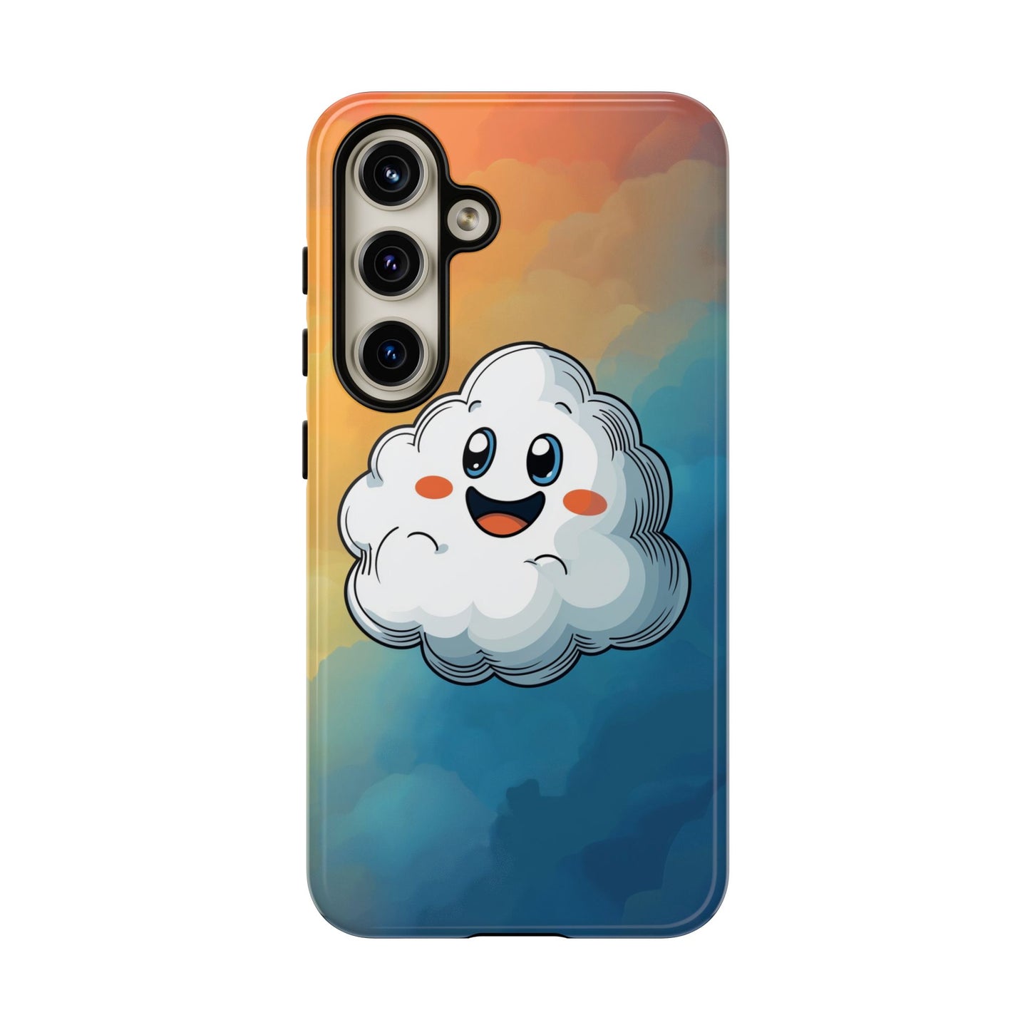 Happy Cloud Anime Phone Case for iPhone, Samsung, Google Pixel