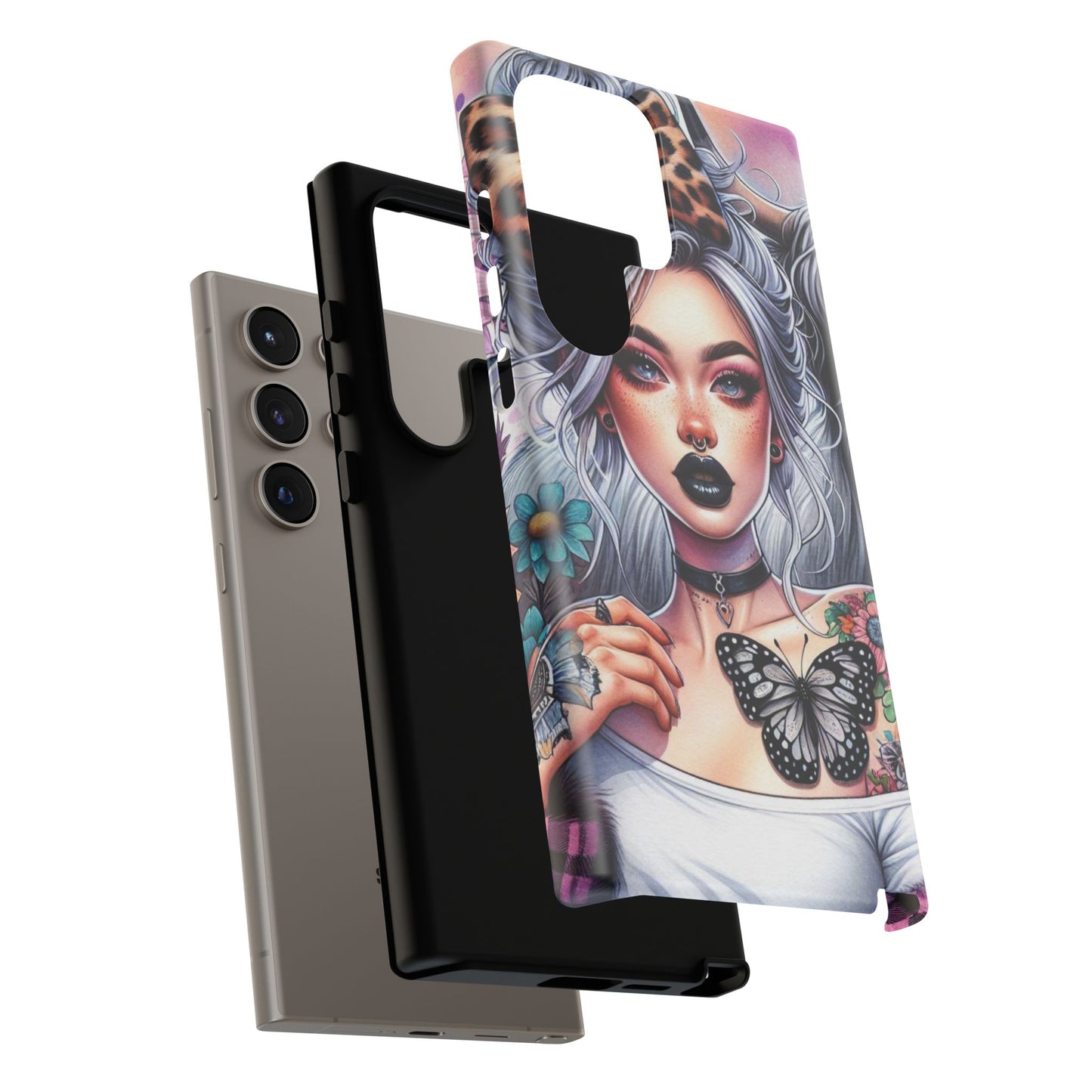 Wild Spirit – Gothic Chic & Nature Fusion Mobile Cover