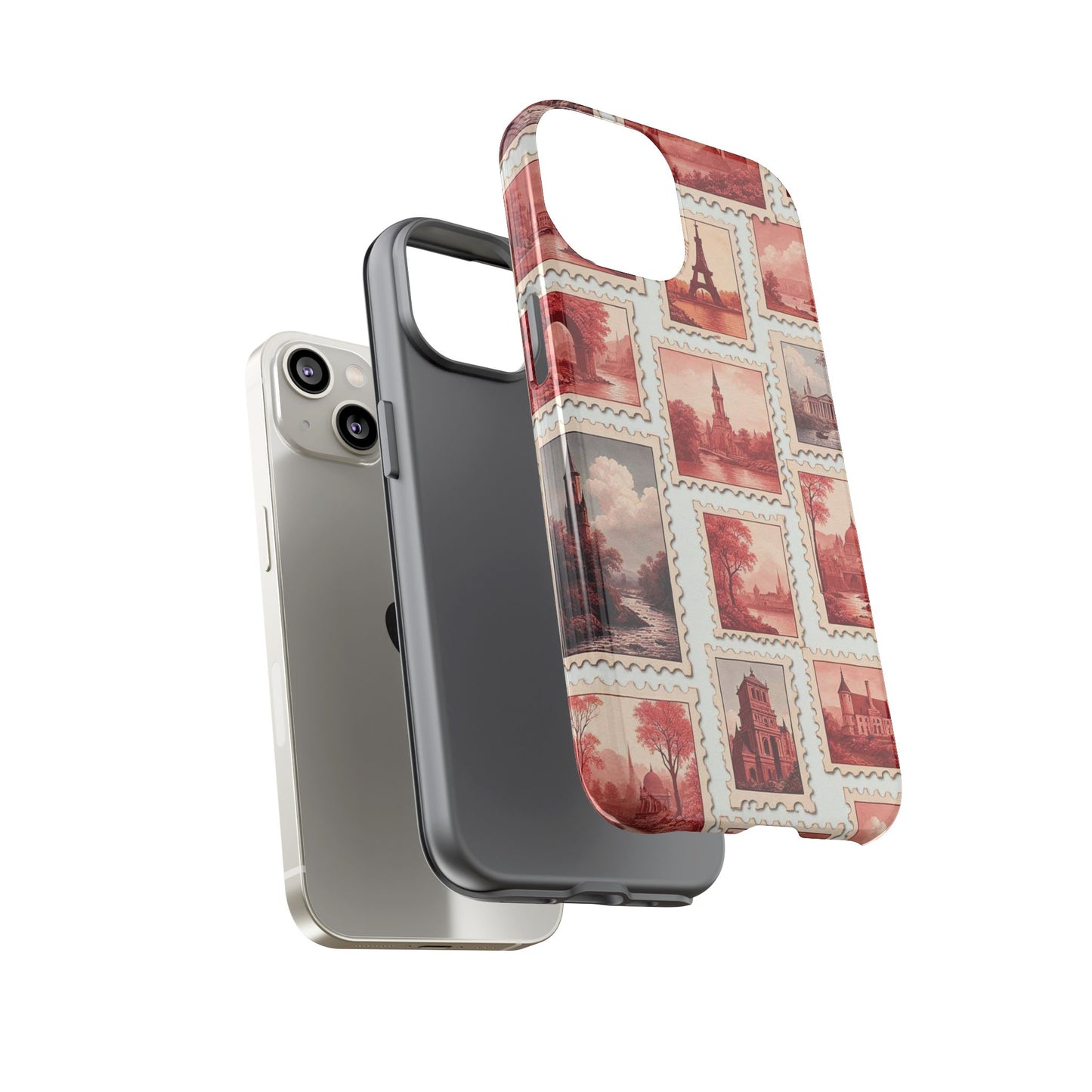 Vintage Postcard Stamps Phone Case