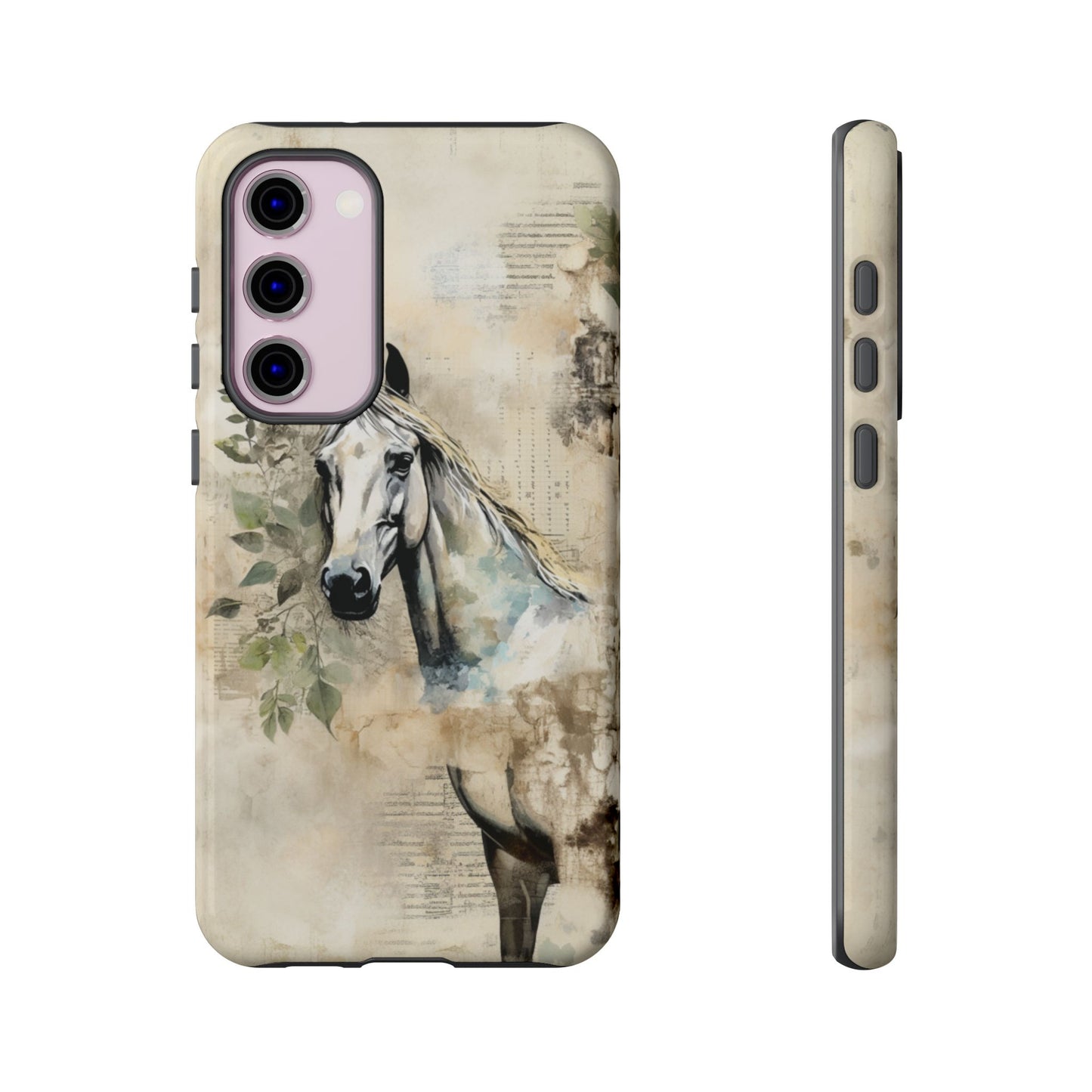 Watercolor Horse Print Phone Case - iPhone, Samsung & Google Pixel Cover - Artistic Equestrian Phone Case, Animal Lover Gift